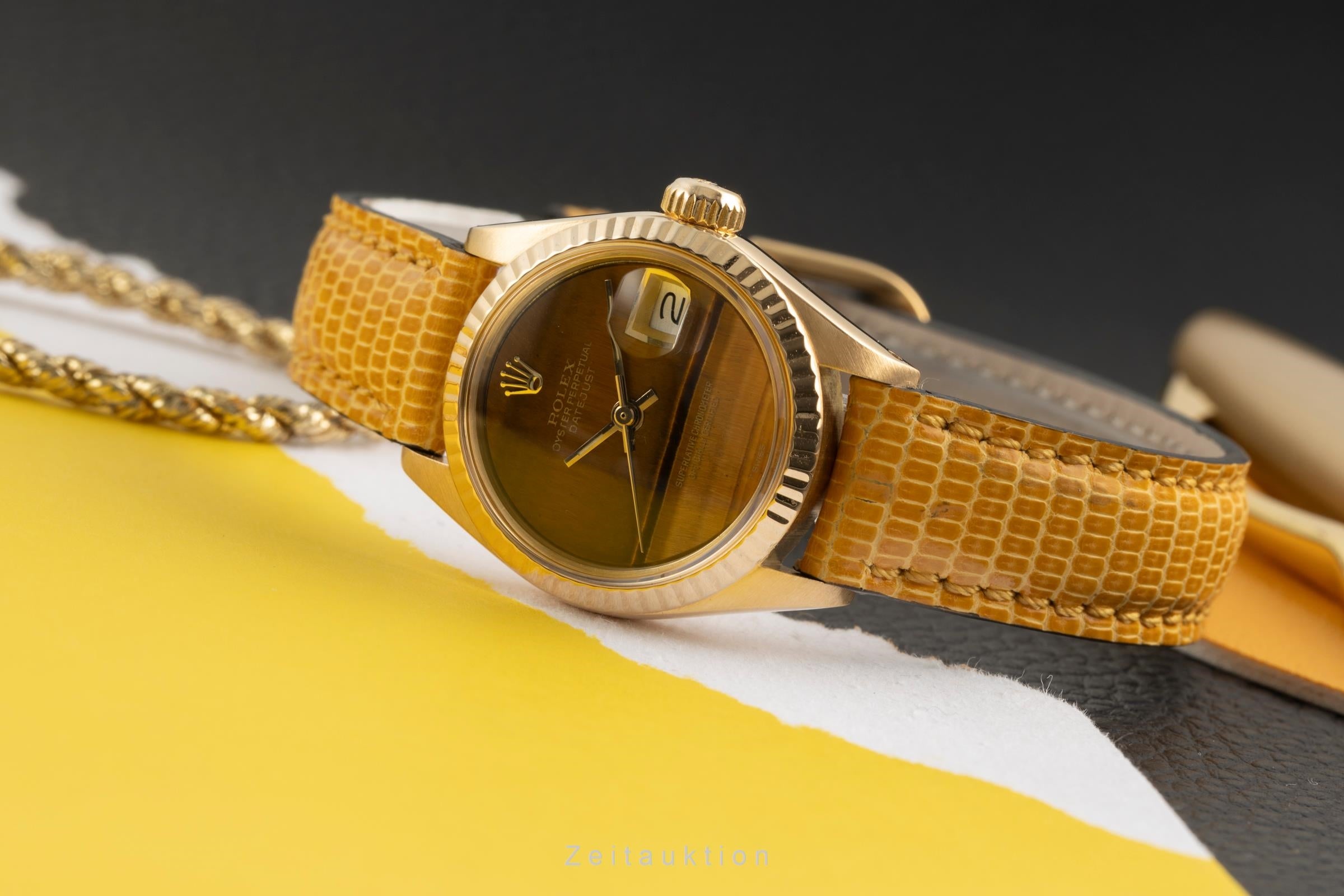 Rolex Lady Datejust or 18 ct automatique montre pour femmes 6917 Vintage  [2601922]