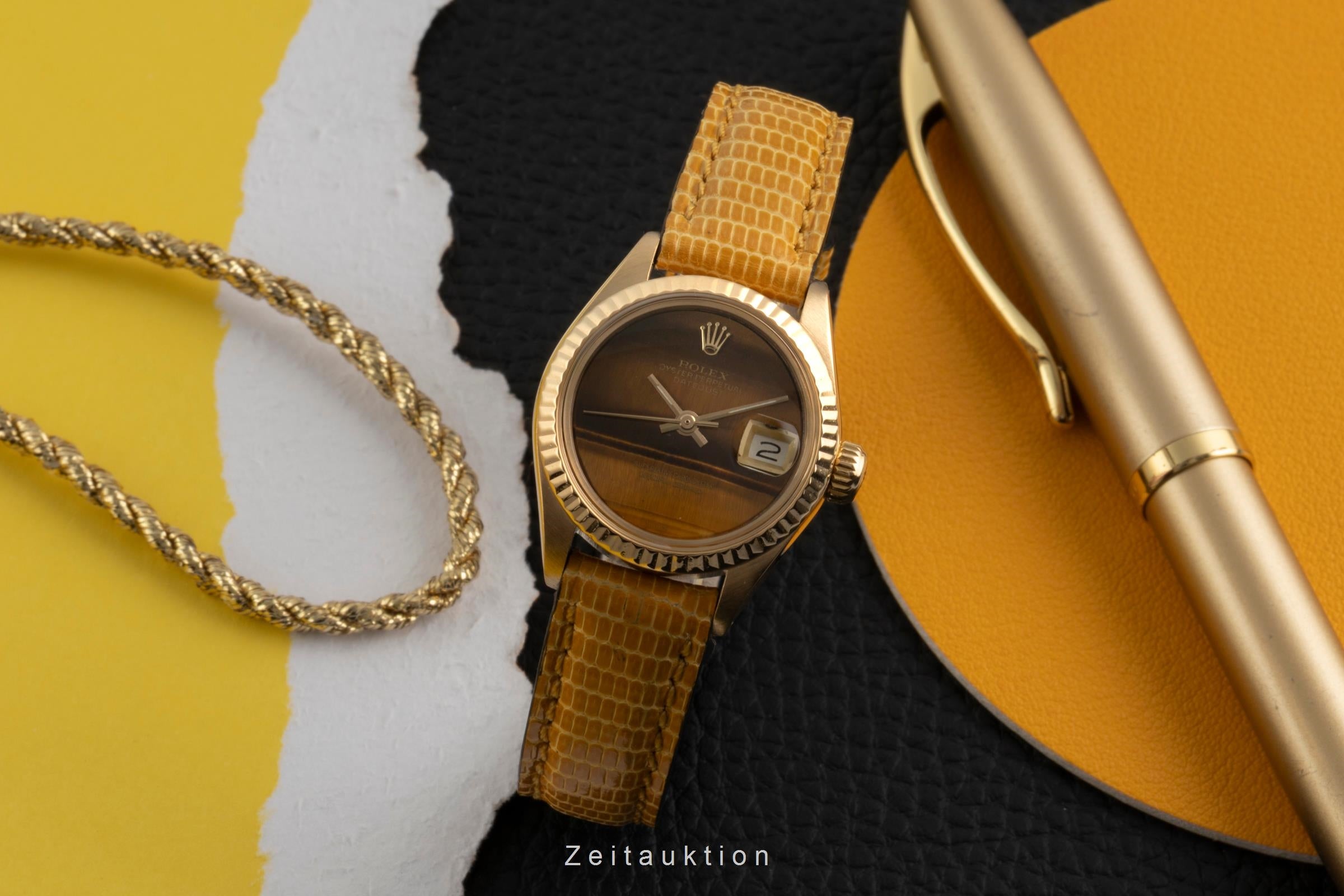 Rolex Lady Datejust or 18 ct automatique montre pour femmes 6917 Vintage  [2601922]