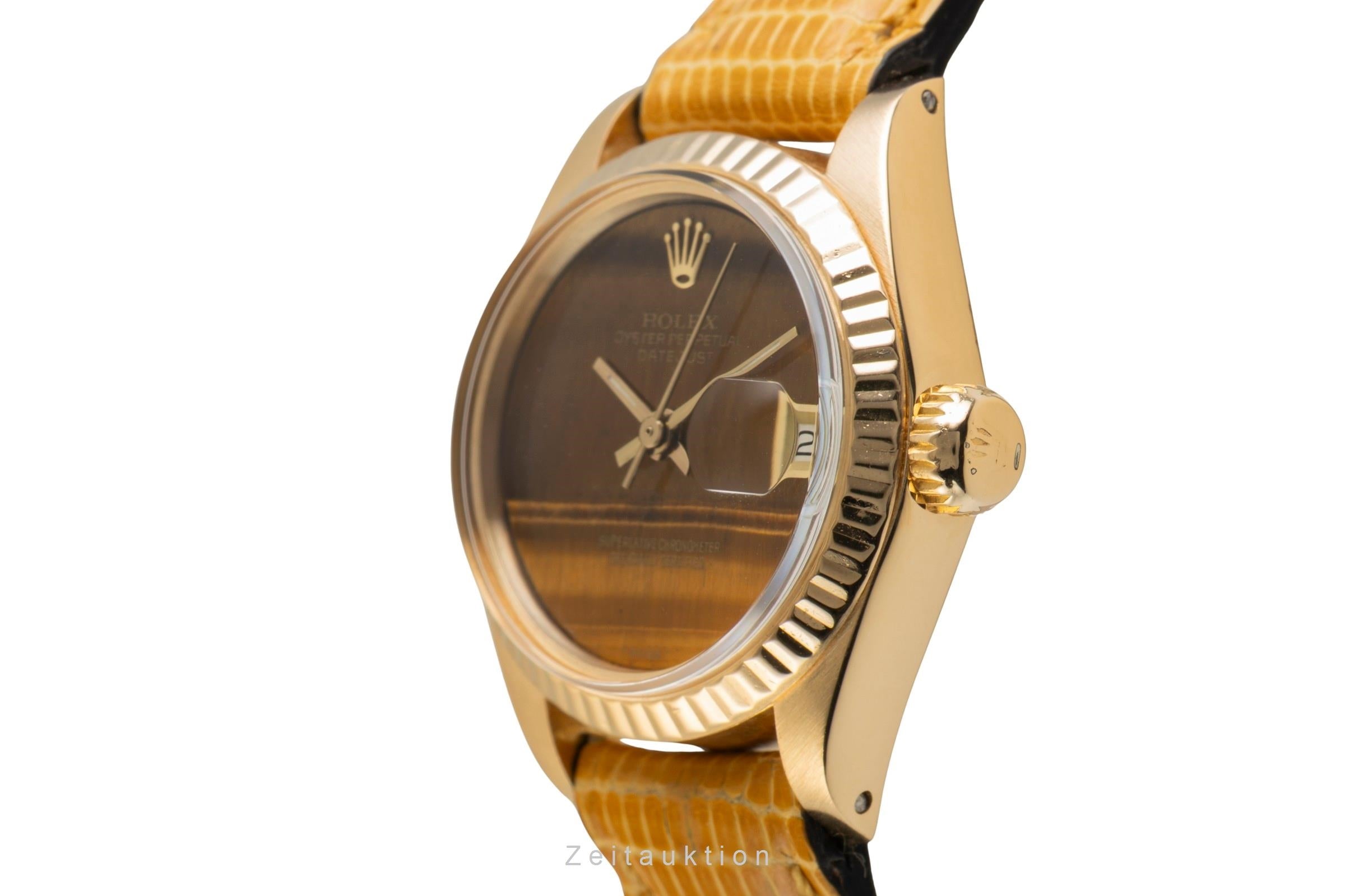 Rolex Lady Datejust or 18 ct automatique montre pour femmes 6917 Vintage  [2601922]