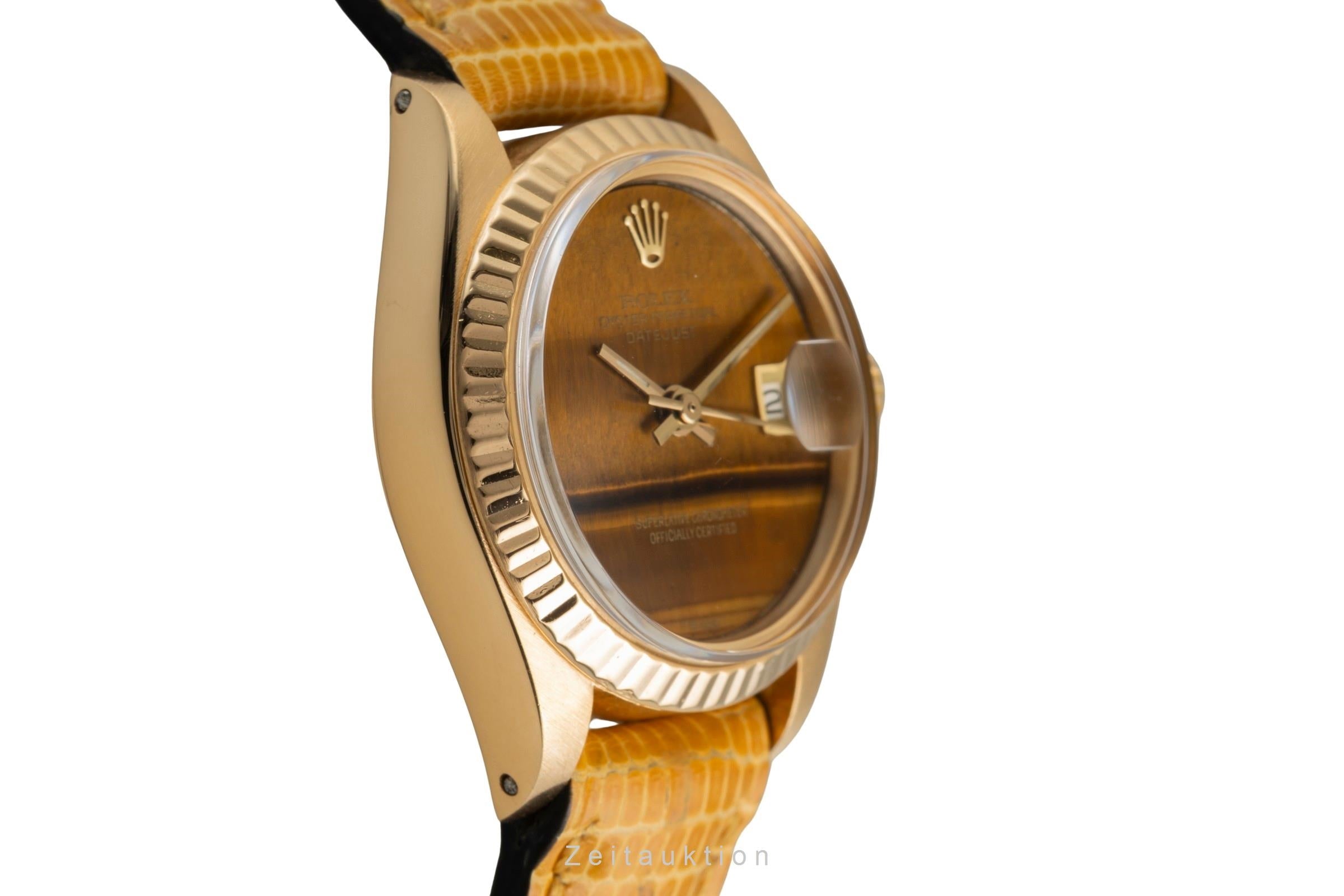 Rolex Lady Datejust or 18 ct automatique montre pour femmes 6917 Vintage  [2601922]