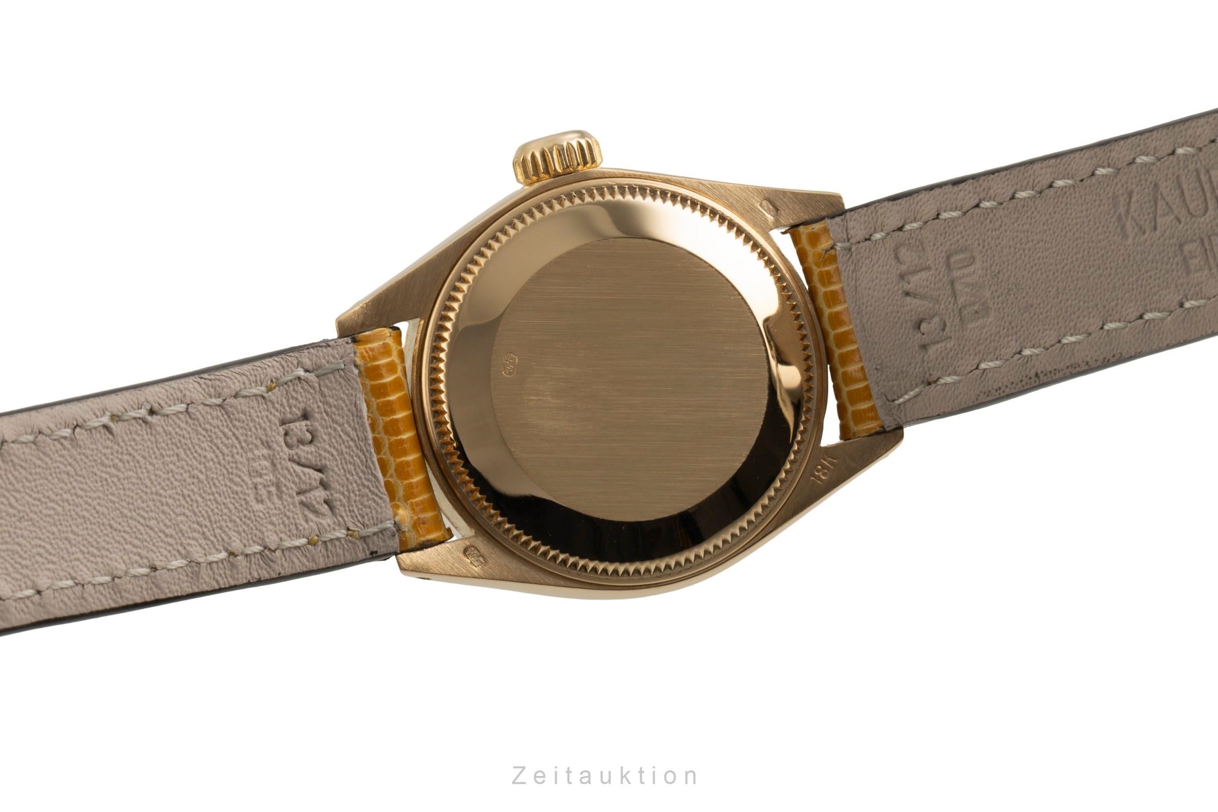 Rolex Lady Datejust or 18 ct automatique montre pour femmes 6917 Vintage  [2601922]