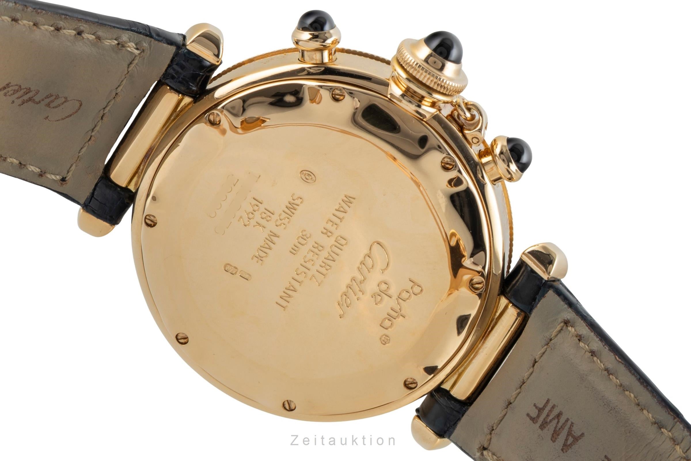 Cartier Pasha cronógrafo oro de 18 quilates cuarzo reloj para caballeros 30009  [2601923]