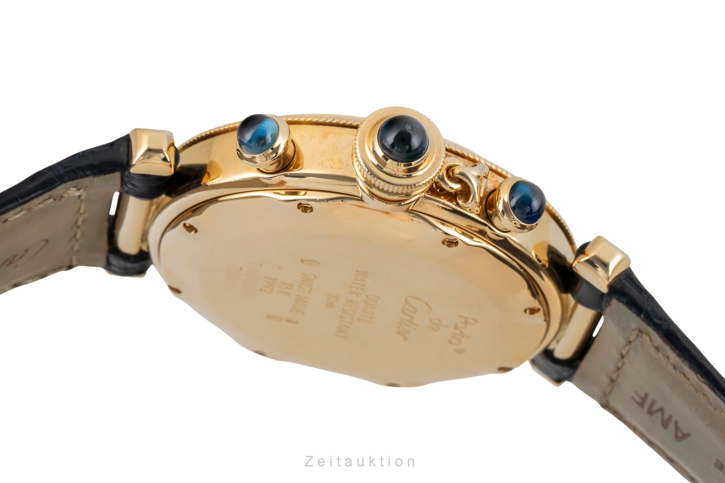 Cartier Pasha cronógrafo oro de 18 quilates cuarzo reloj para caballeros 30009  [2601923]