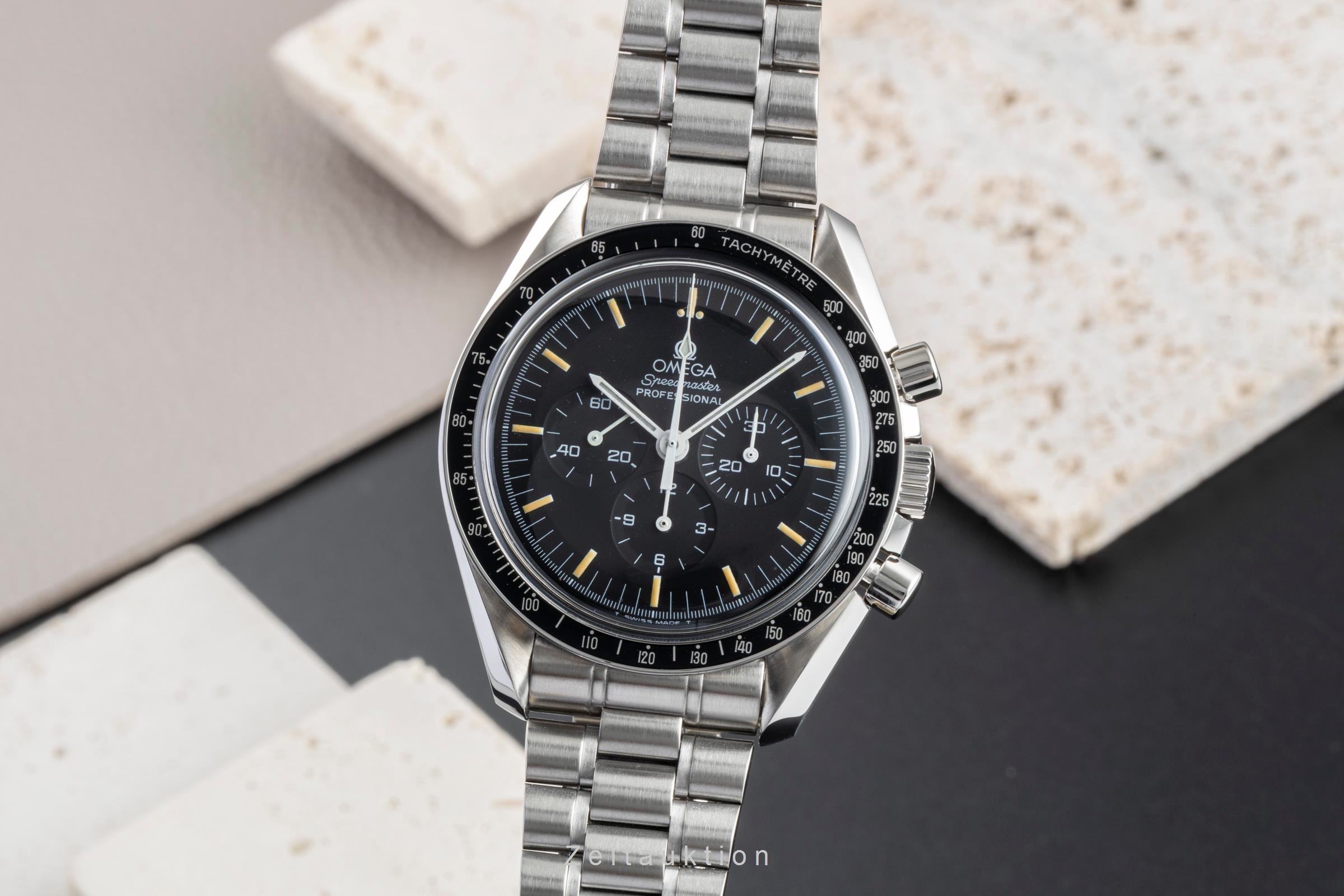 Omega Speedmaster Moonwatch cronógrafo acero cuerda manual reloj para caballeros 145.022-68 ST Vintage  [2601925]