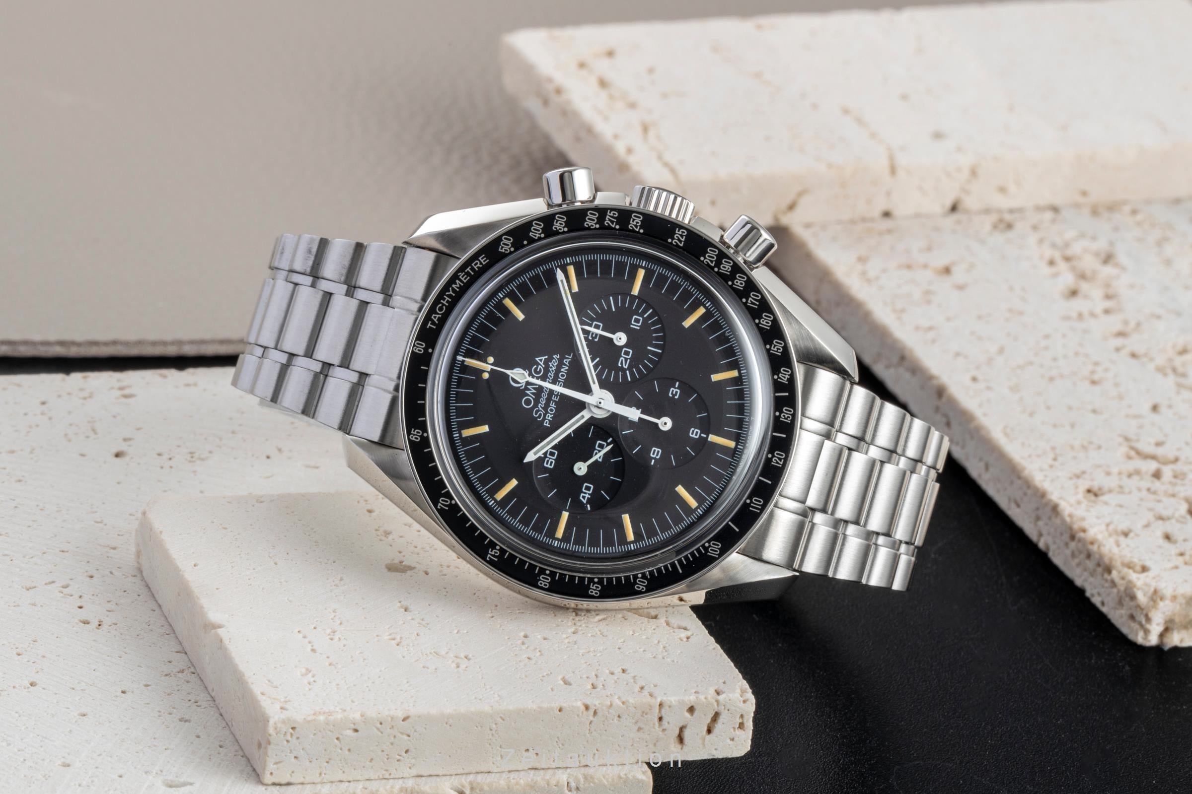 Omega Speedmaster Moonwatch cronógrafo acero cuerda manual reloj para caballeros 145.022-68 ST Vintage  [2601925]