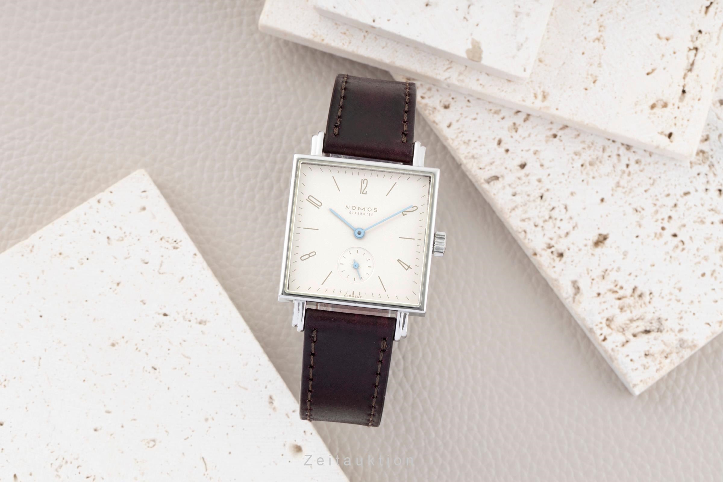 Nomos Tetra² Leberblümchen Edelstahl Handaufzug Medium Size Klassiker [2601928]