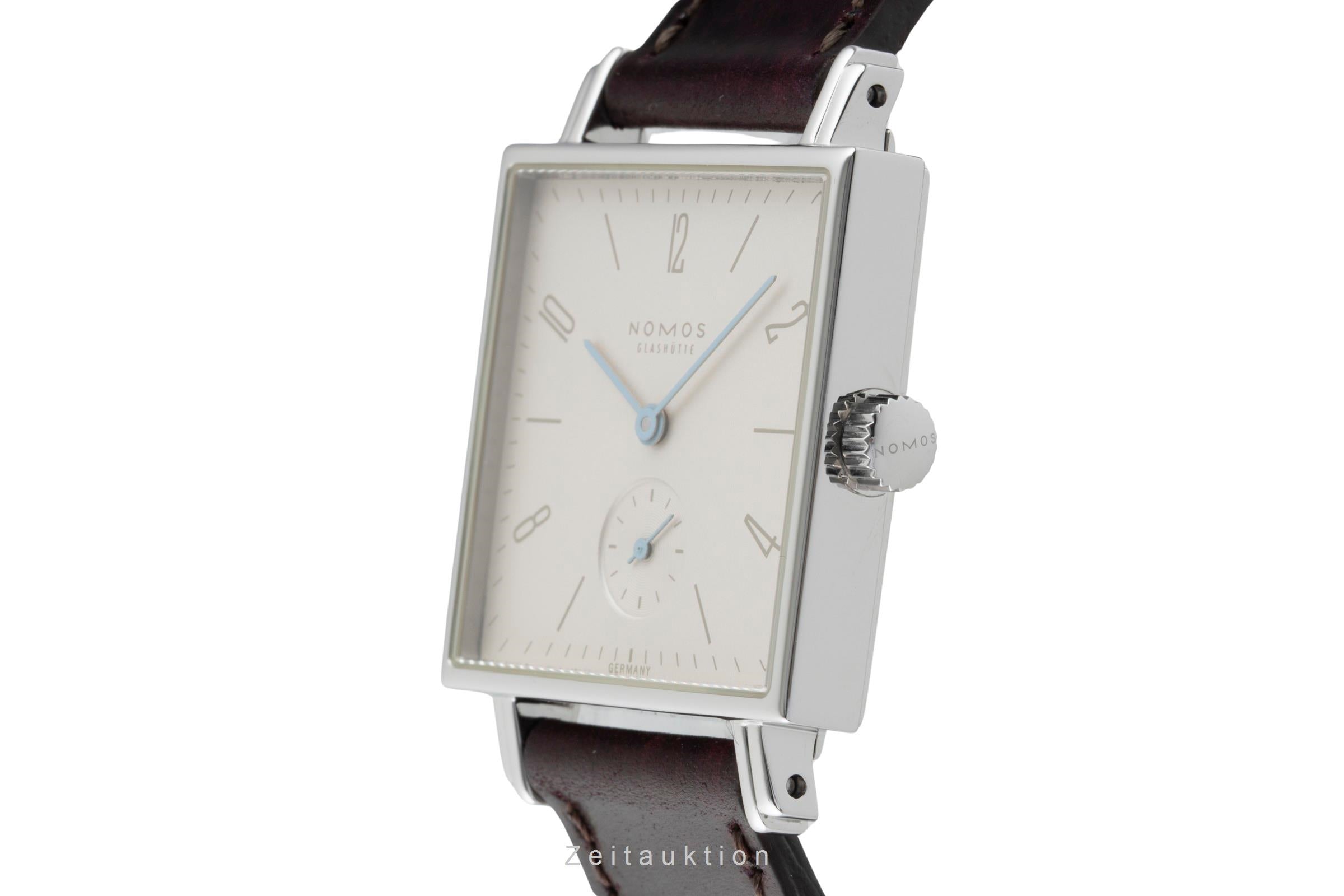 Nomos Tetra² Leberblümchen Edelstahl Handaufzug Medium Size Klassiker [2601928]