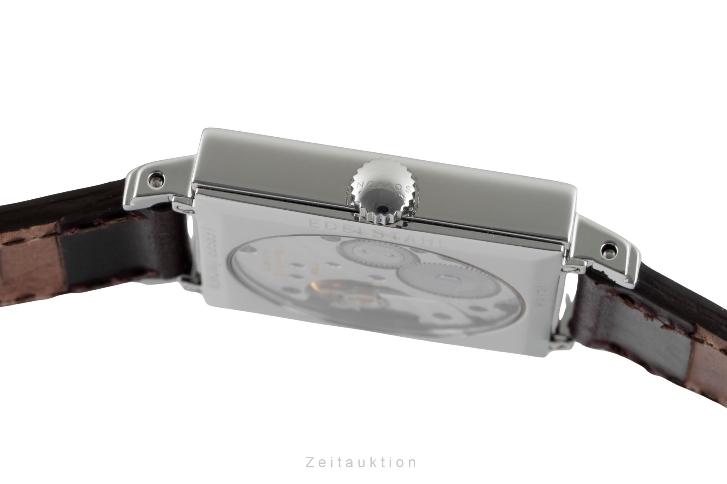 Nomos Tetra² Leberblümchen Edelstahl Handaufzug Medium Size Klassiker [2601928]