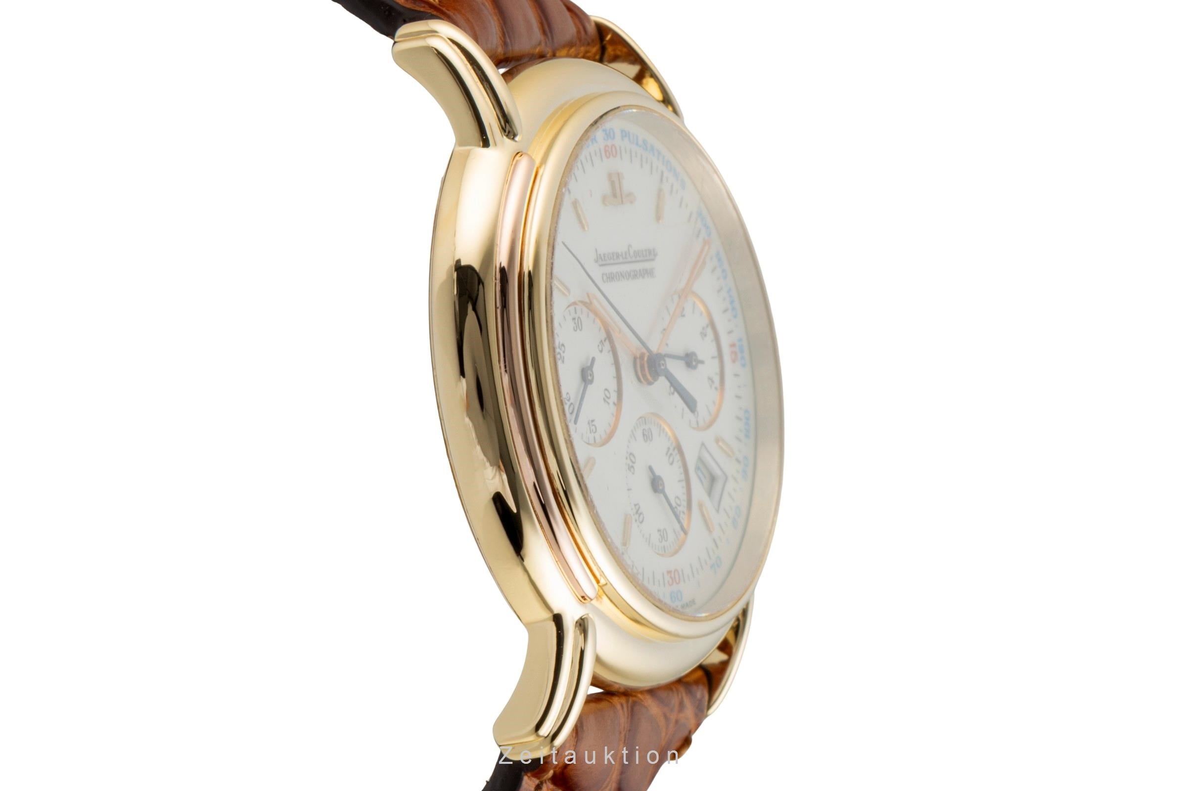 Jaeger LeCoultre Odysseus cronografo oro 18 ct quarzo orologio da uomo 165.7.3  [2601929]