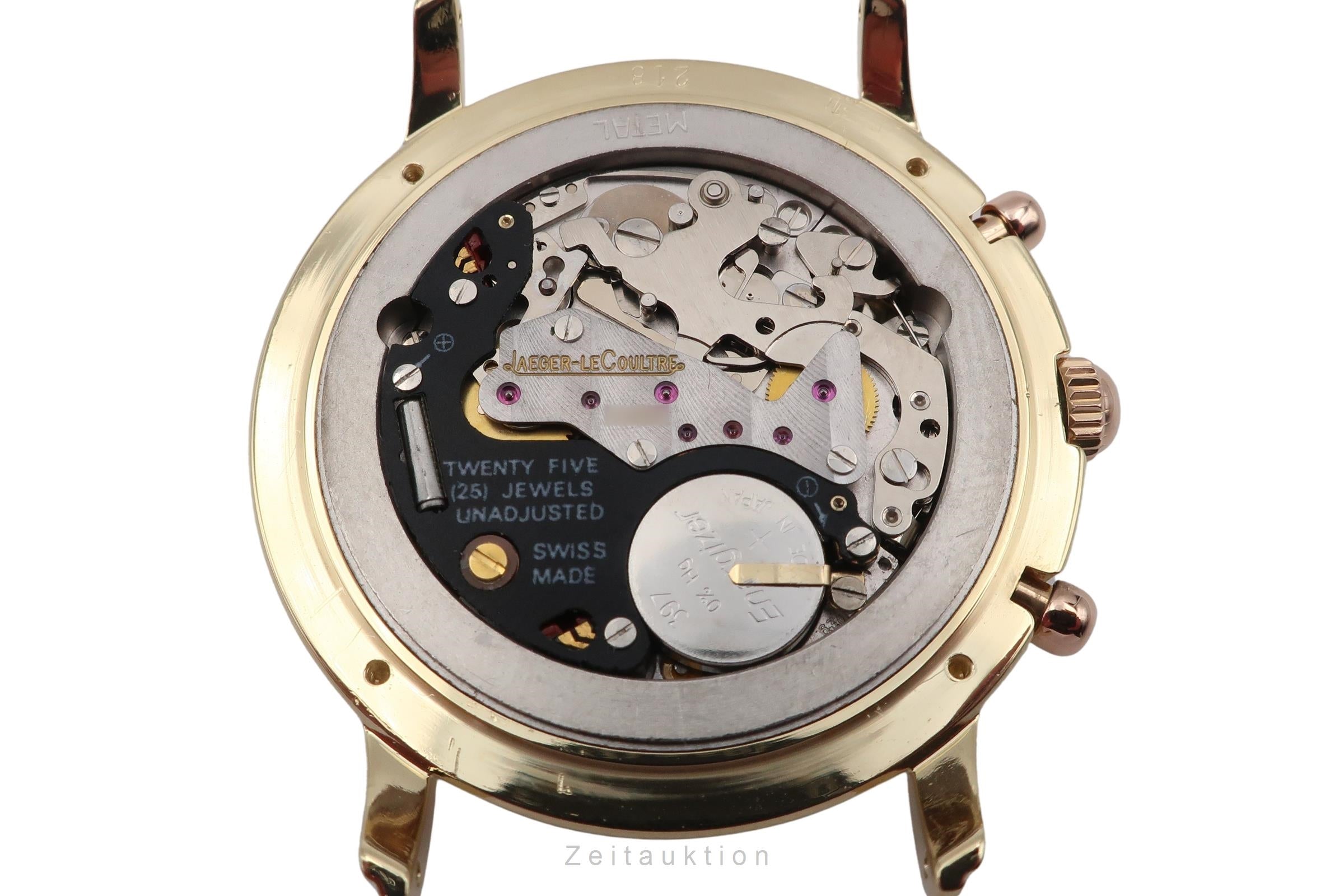 Jaeger LeCoultre Odysseus chronograph 18 ct gold quartz Kal. 630
