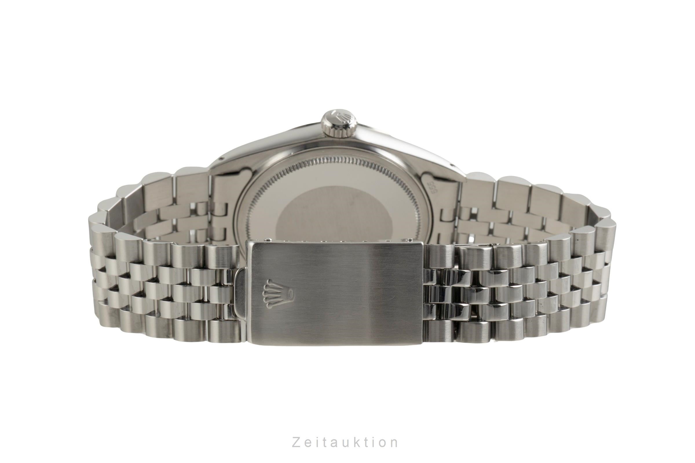 Rolex Datejust acier / or blanc automatique montre pour hommes 16014 Vintage  [2601931]