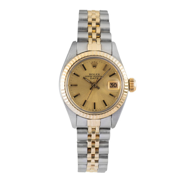 Rolex Lady Date Stahl / Gold Automatik Damenuhr Ref. 6917 Vintage [2601932]