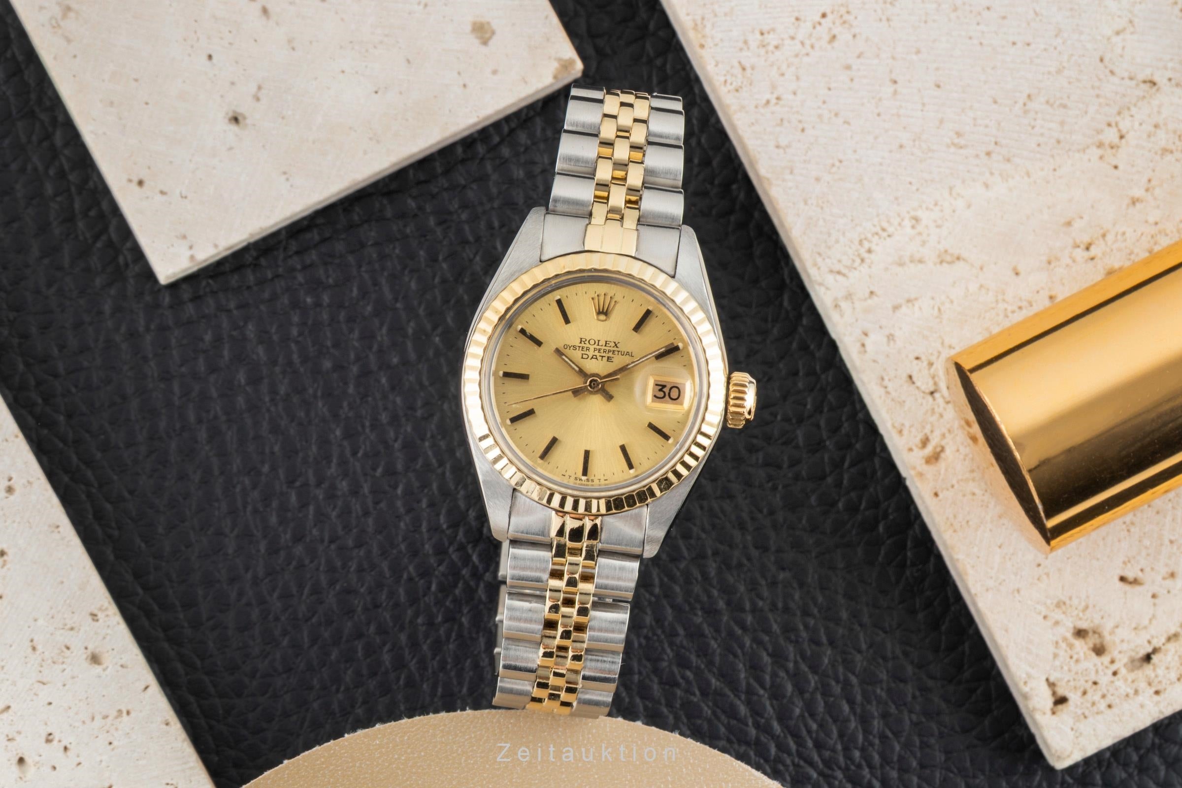 Rolex Lady Date Stahl / Gold Automatik Damenuhr Ref. 6917 Vintage [2601932]