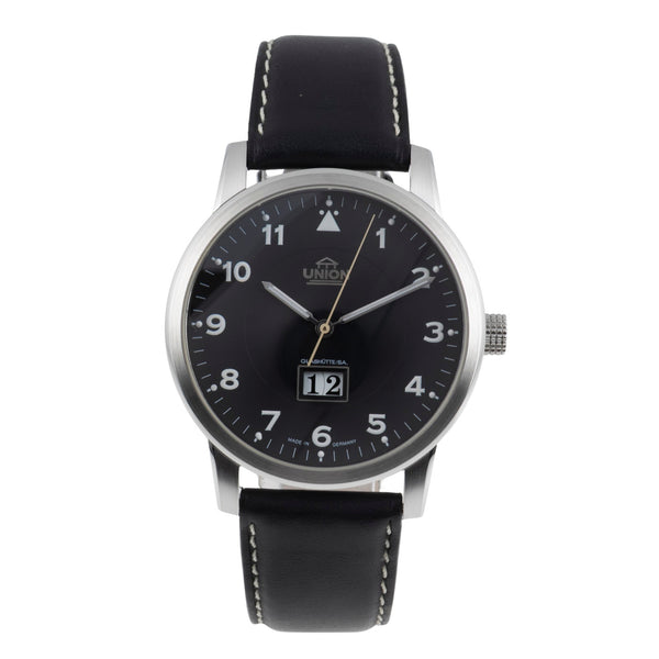 Union Glashütte Fliegeruhr steel automatic men's watch 26-45  [2601933]