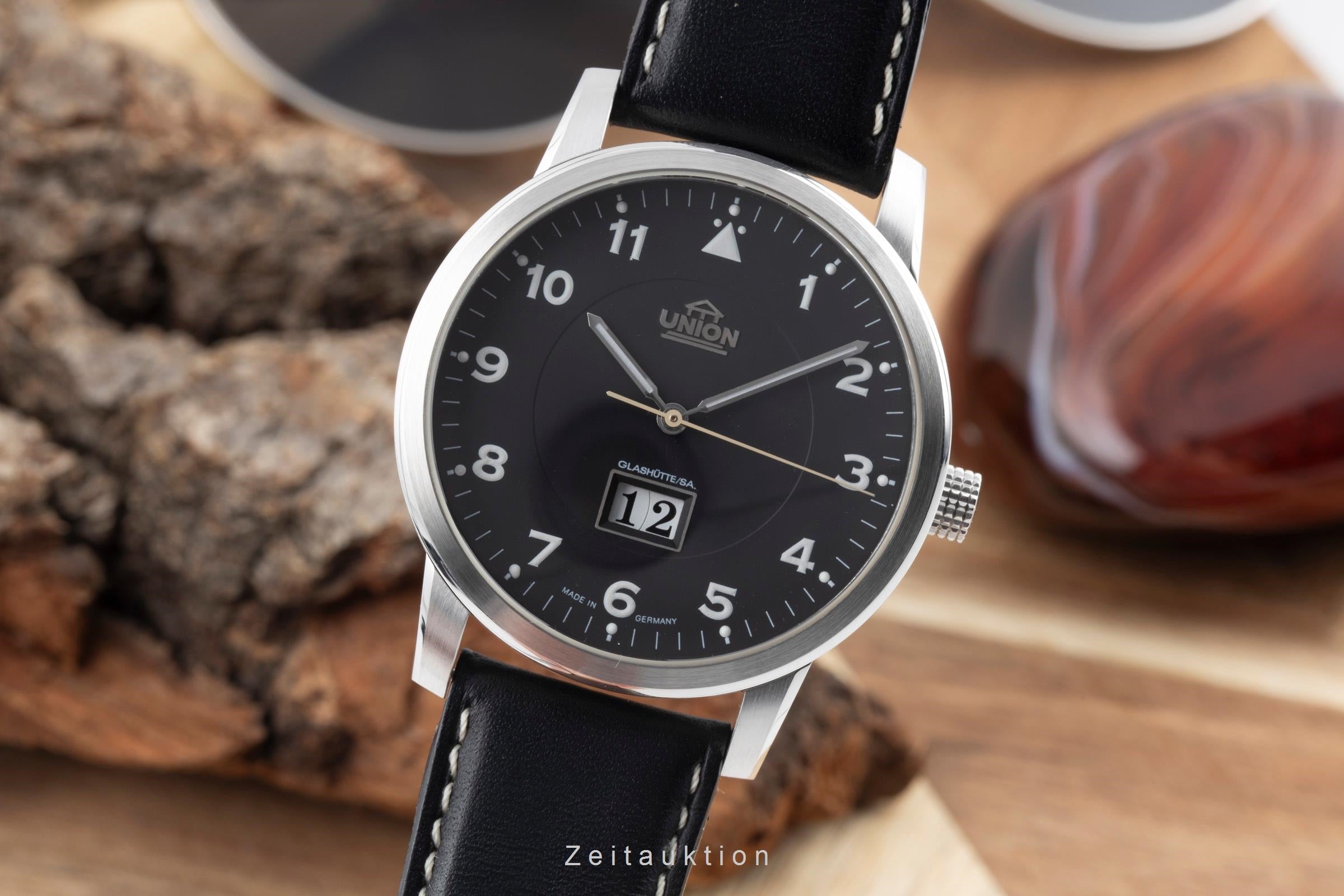 Union Glashütte Fliegeruhr steel automatic men's watch 26-45  [2601933]