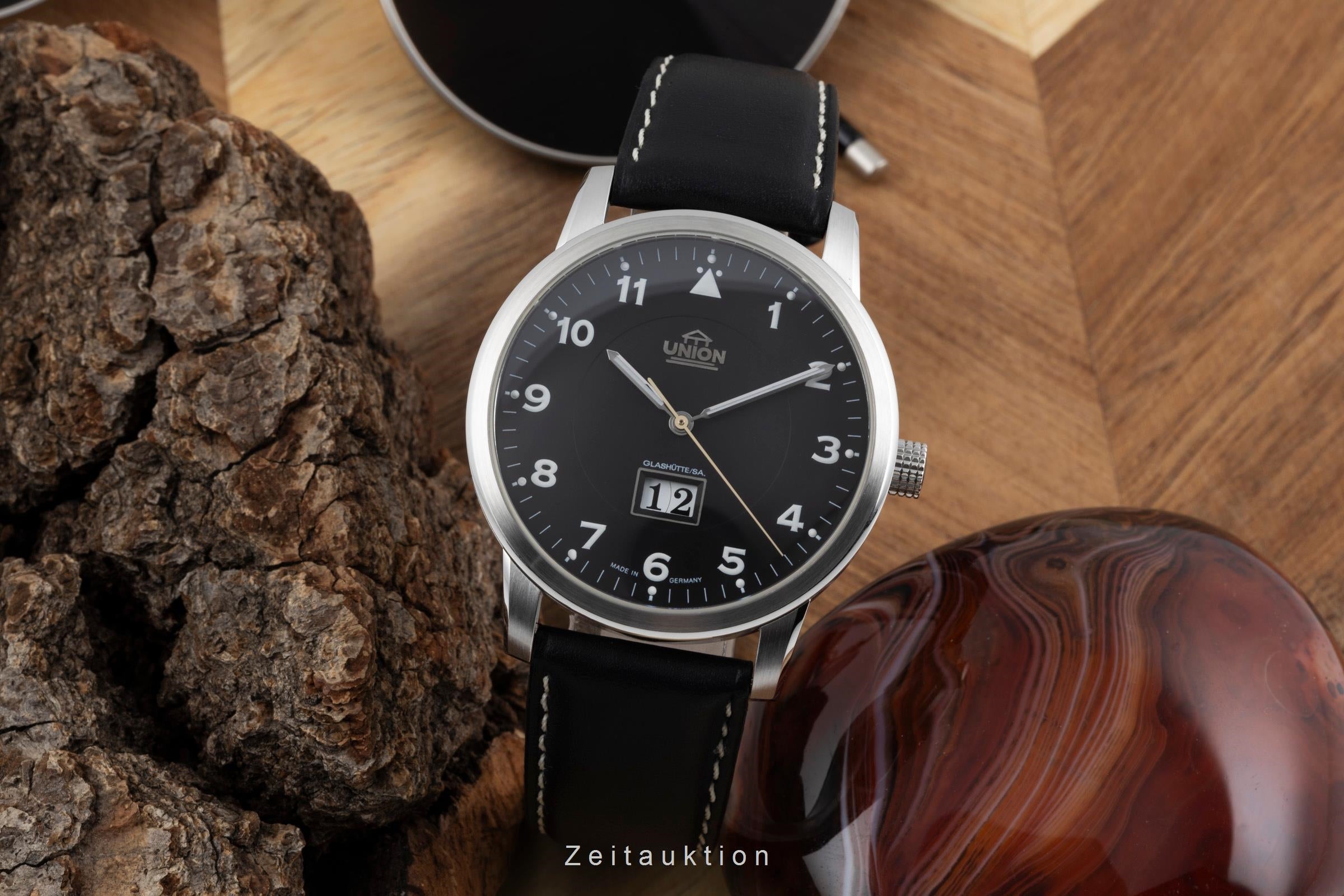 Union Glashütte Fliegeruhr steel automatic men's watch 26-45  [2601933]