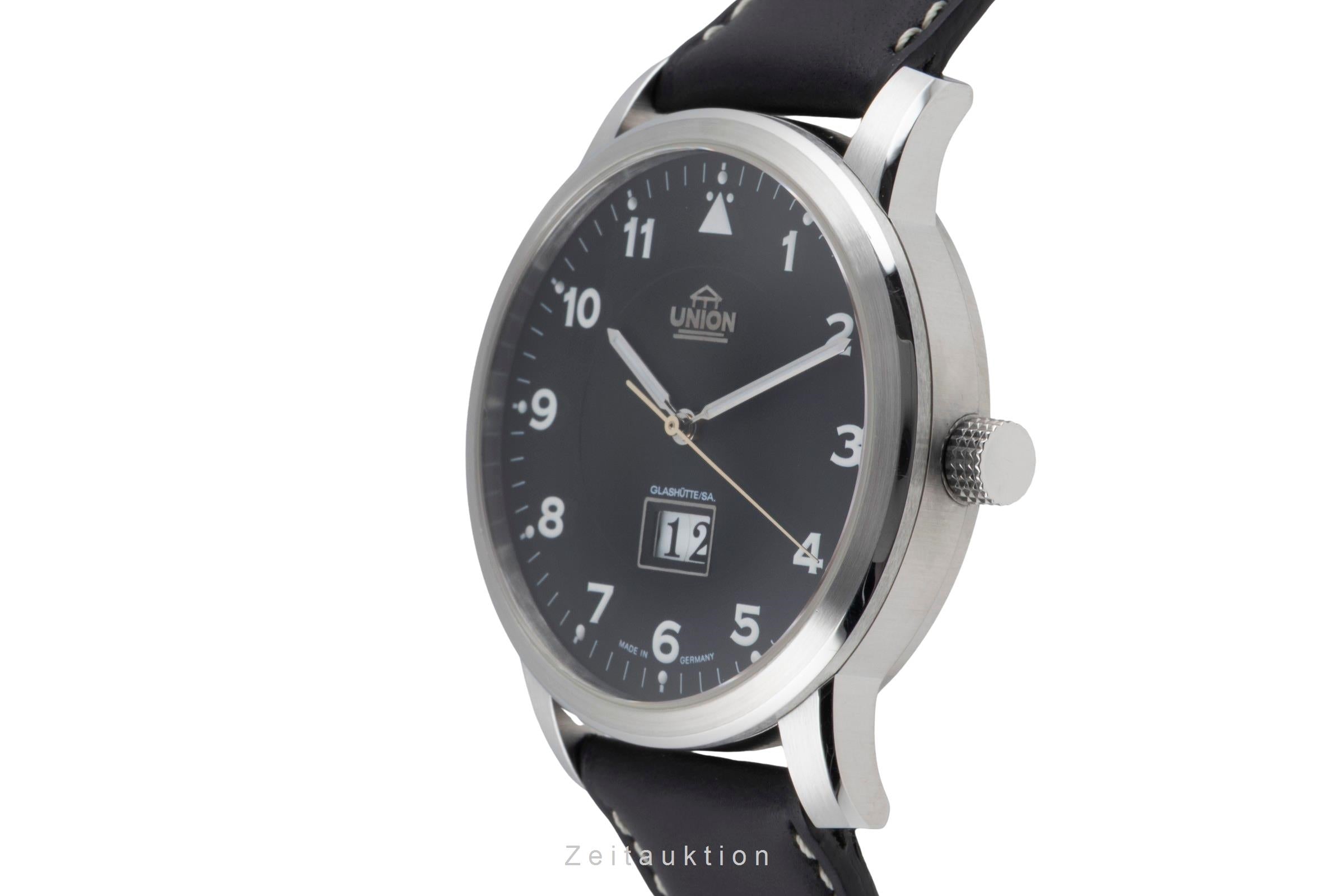 Union Glashütte Fliegeruhr steel automatic men's watch 26-45  [2601933]