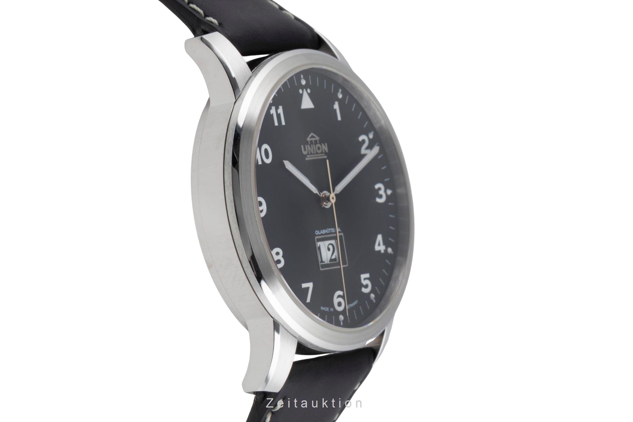 Union Glashütte Fliegeruhr steel automatic men's watch 26-45  [2601933]