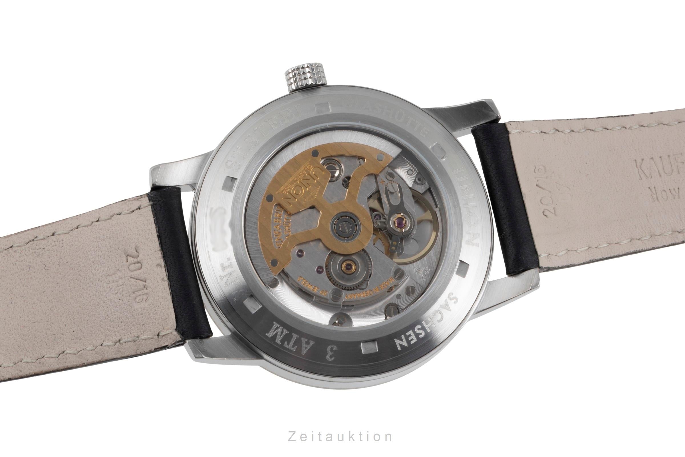 Union Glashütte Fliegeruhr steel automatic men's watch 26-45  [2601933]