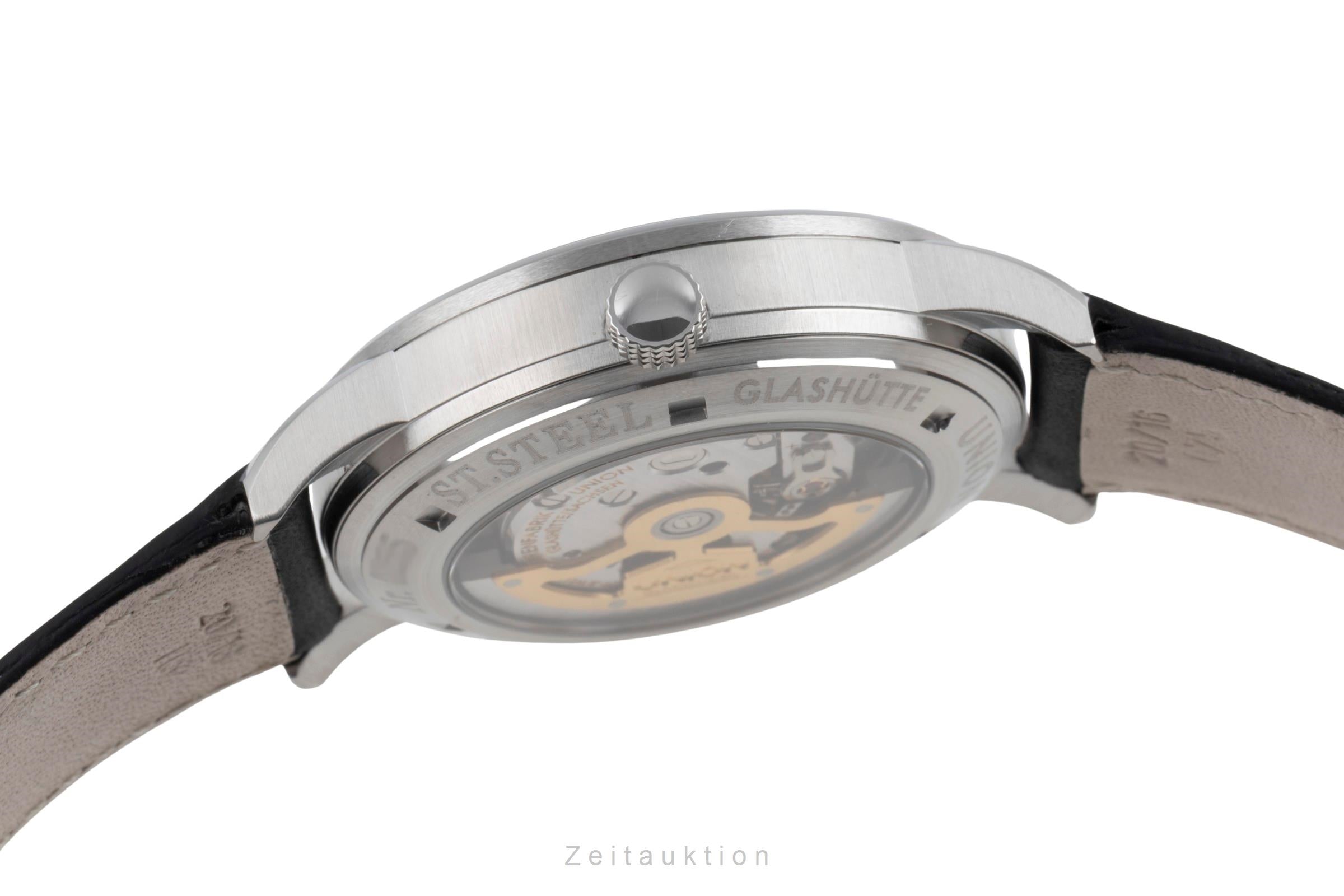 Union Glashütte Fliegeruhr steel automatic men's watch 26-45  [2601933]