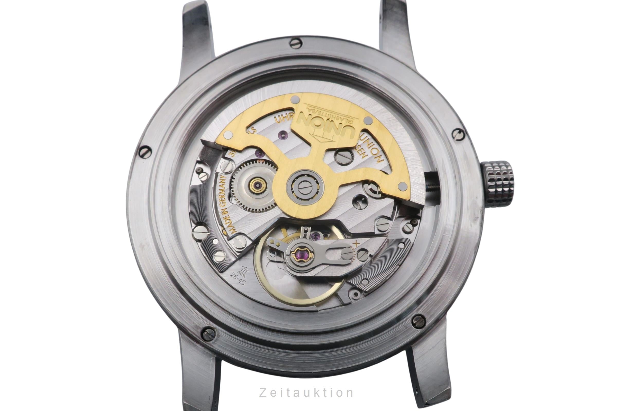 Union Glashütte Fliegeruhr steel automatic men's watch 26-45  [2601933]
