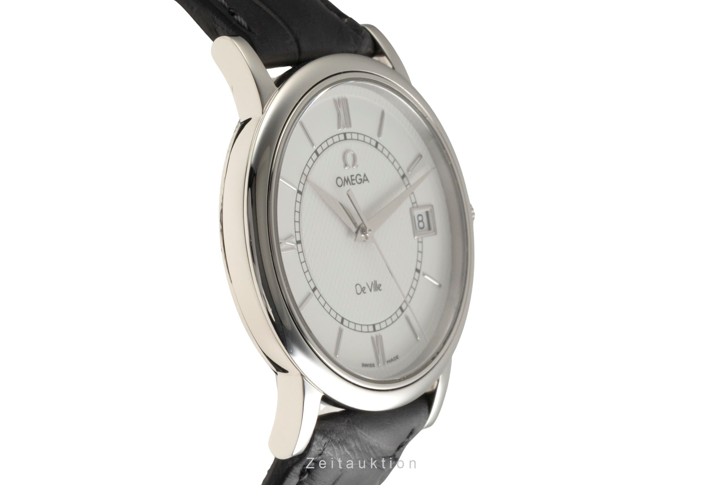 Omega De Ville steel quartz men's watch 196.3532  [2601936]