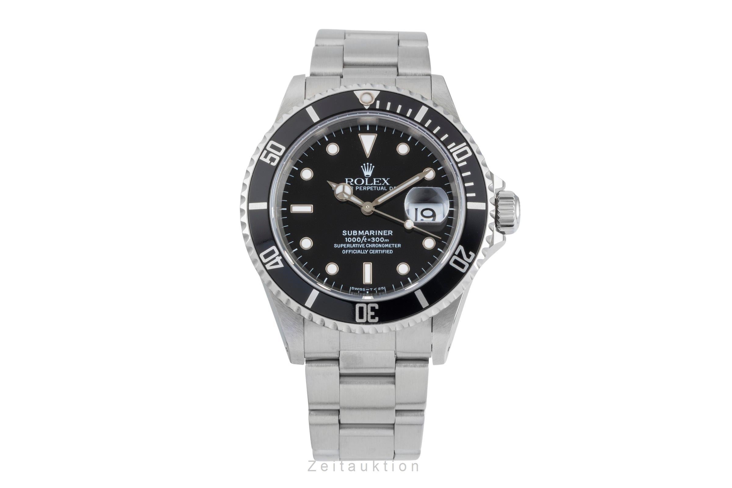 Rolex Submariner acero automático reloj para caballeros 16610  [2601937]