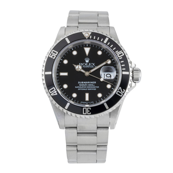 Rolex Submariner acero automático reloj para caballeros 16610  [2601937]