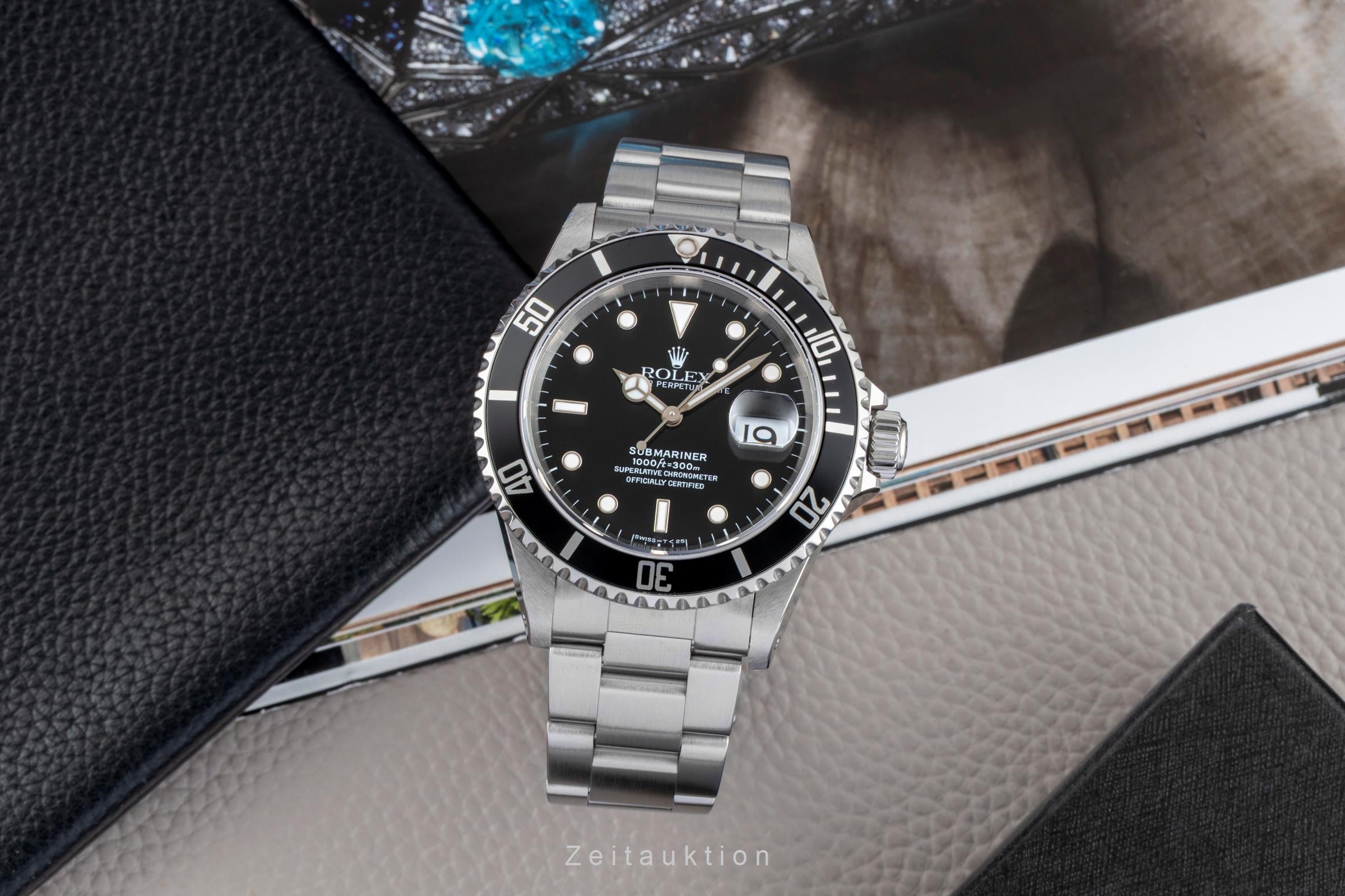 Rolex Submariner acero automático reloj para caballeros 16610  [2601937]