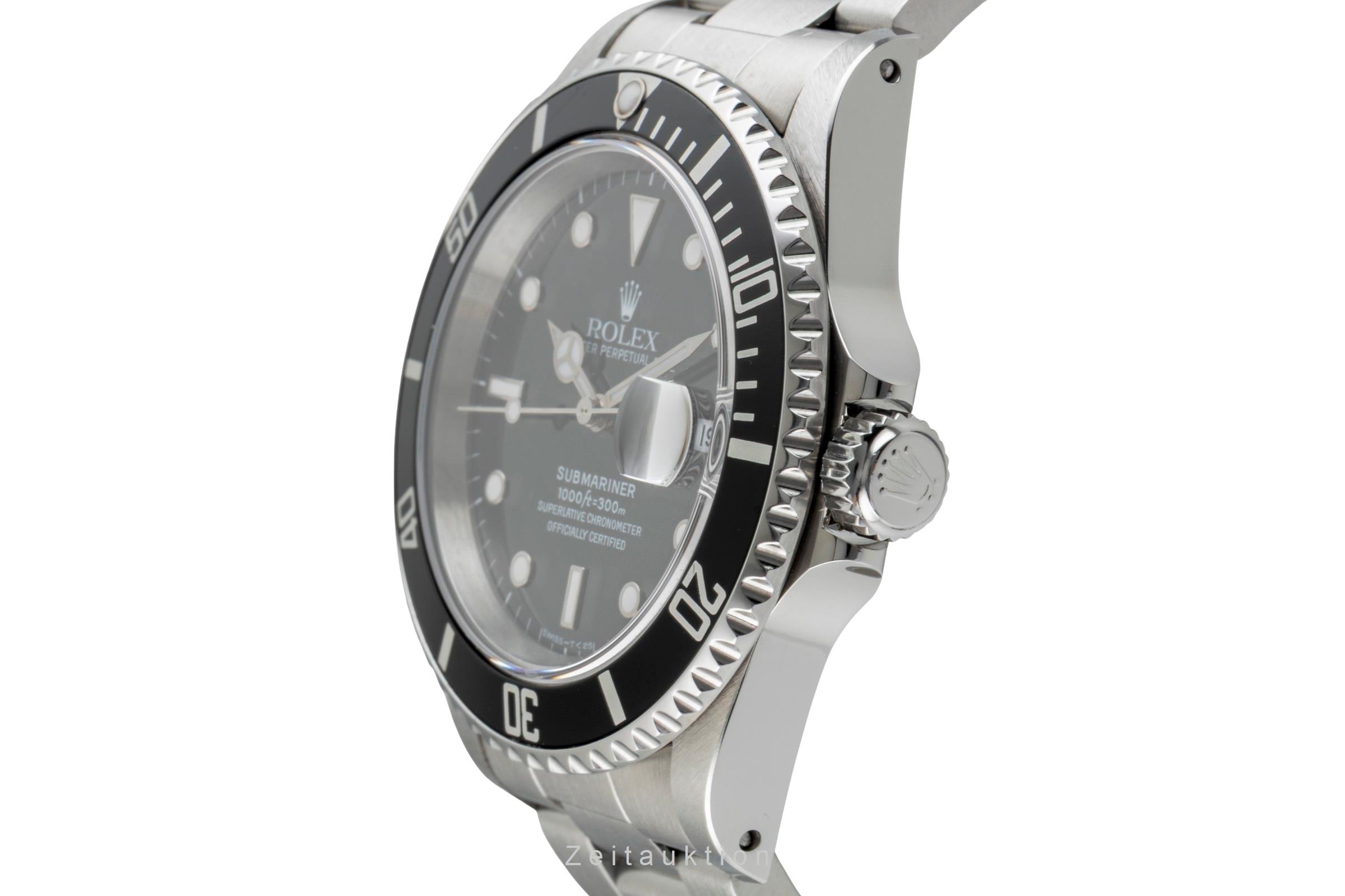 Rolex Submariner acero automático reloj para caballeros 16610  [2601937]