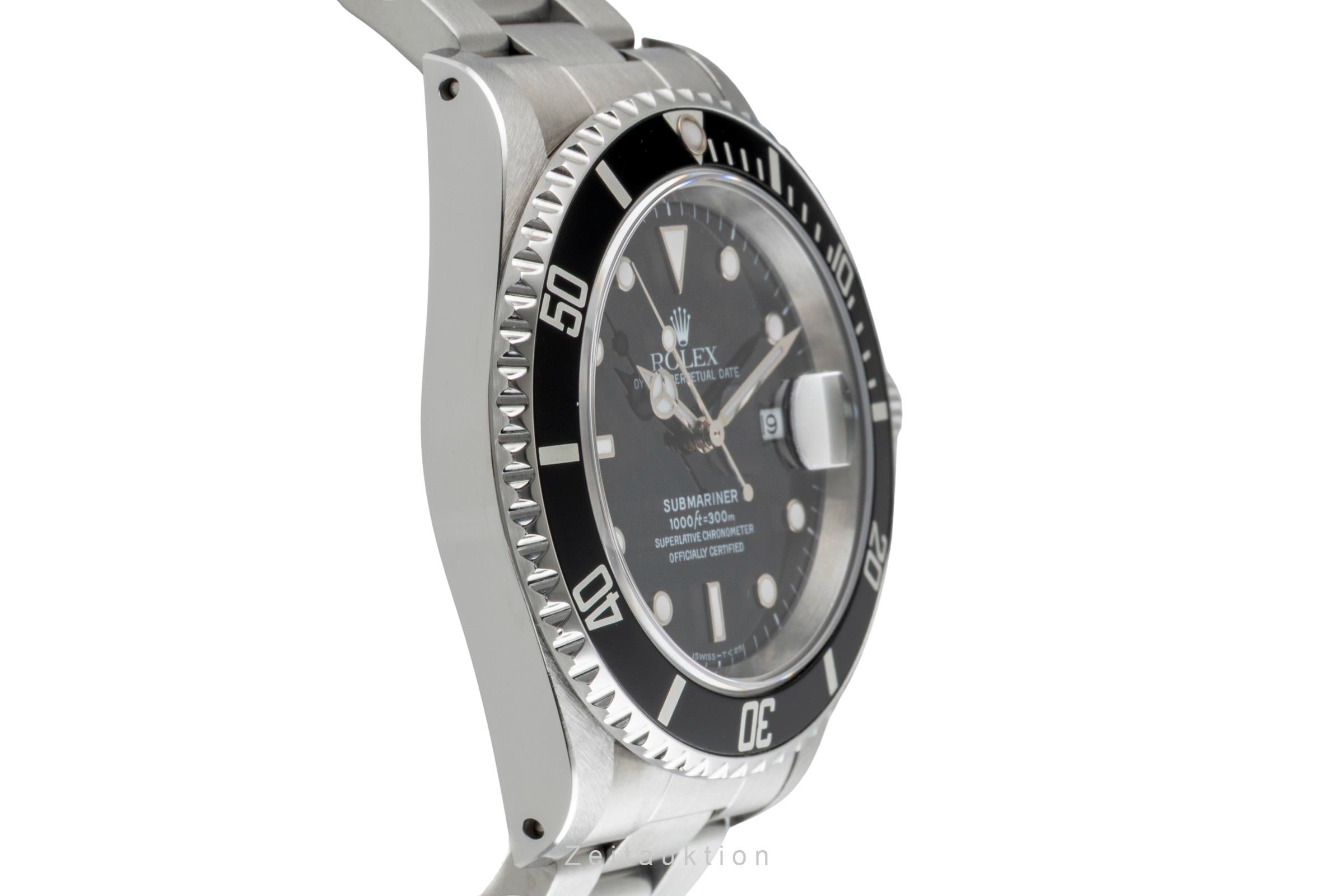 Rolex Submariner acero automático reloj para caballeros 16610  [2601937]