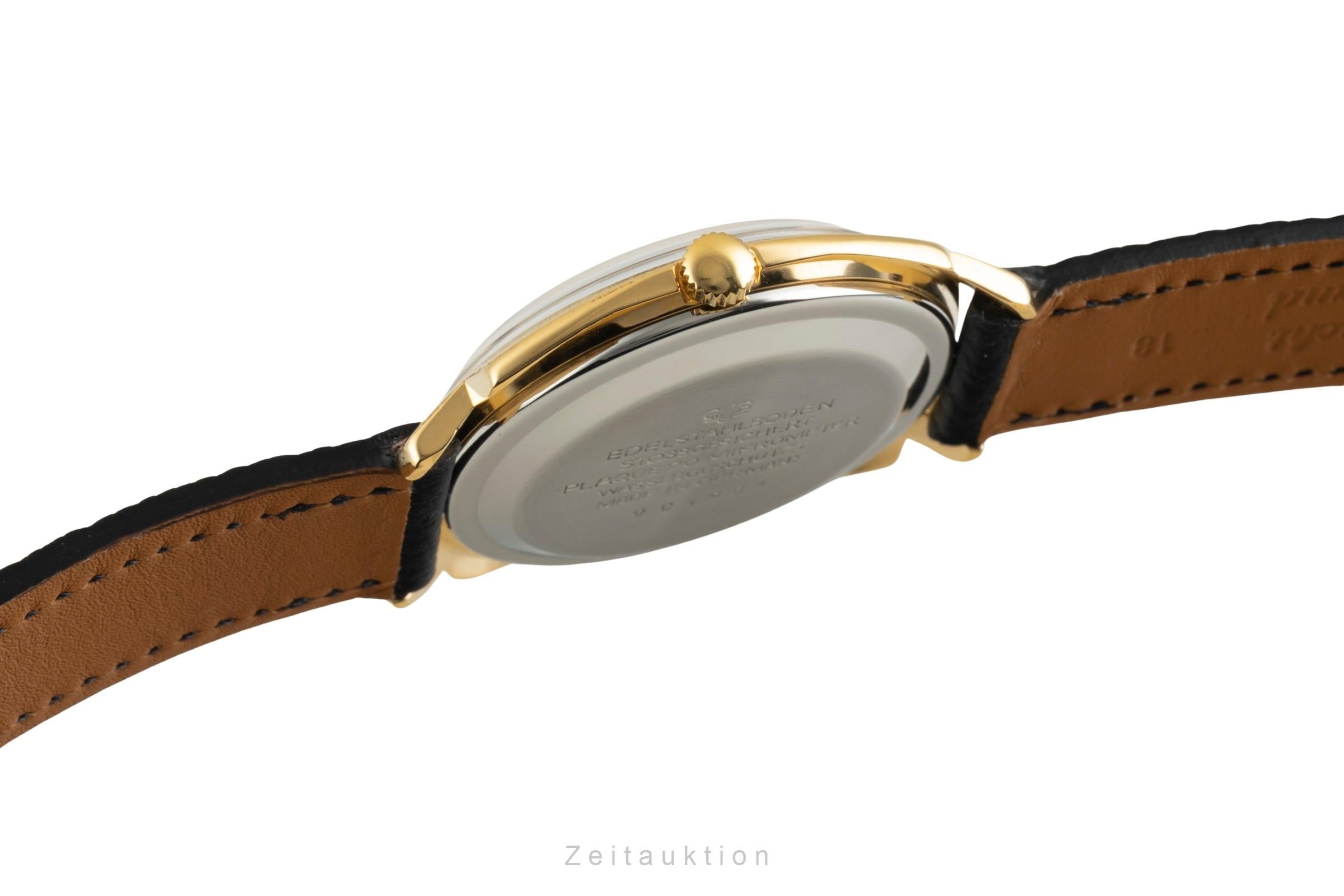 Glashütte Spezimatic latón bañado en oro automático reloj para caballeros Vintage  [2601938]