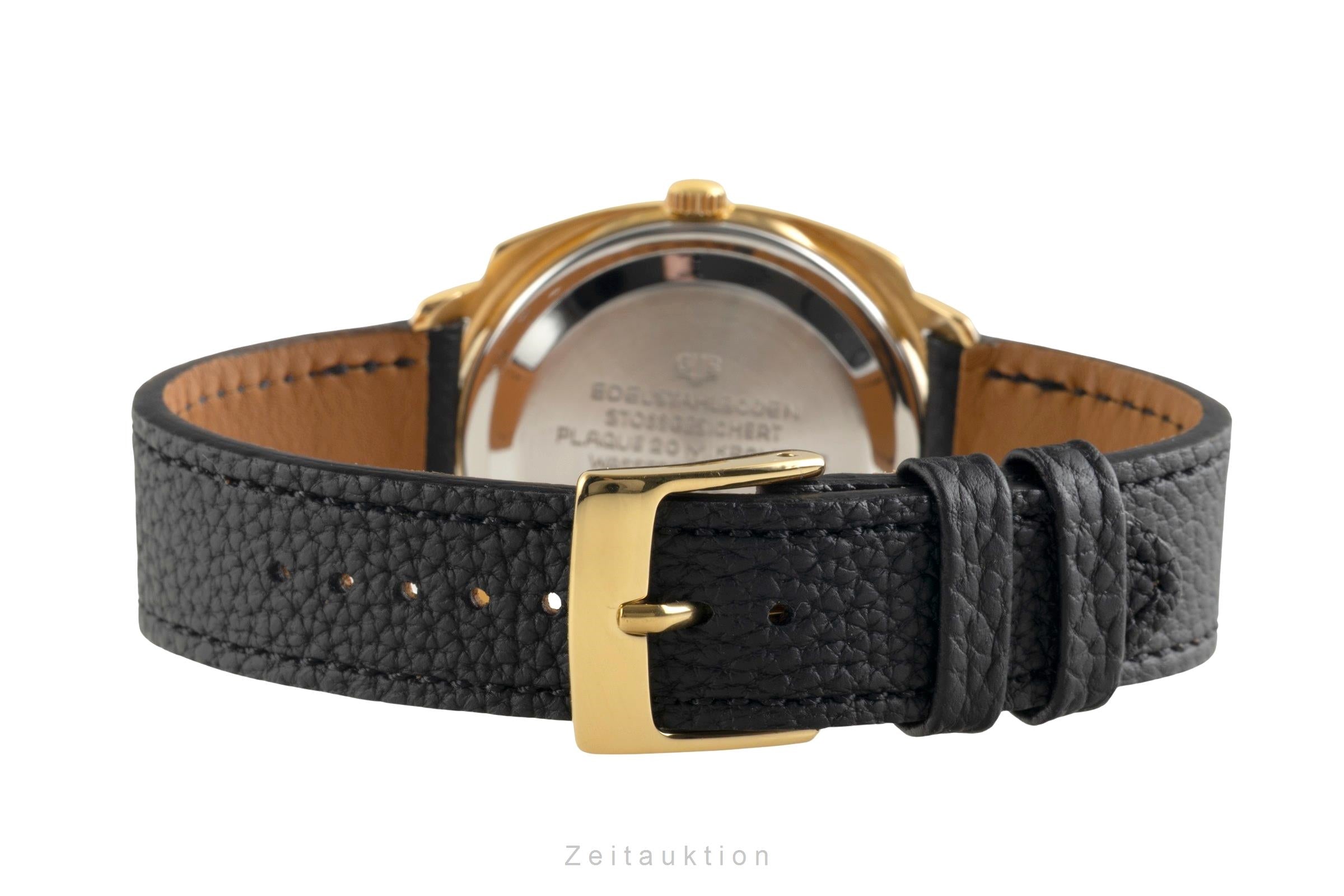 Glashütte Spezimatic latón bañado en oro automático reloj para caballeros Vintage  [2601938]