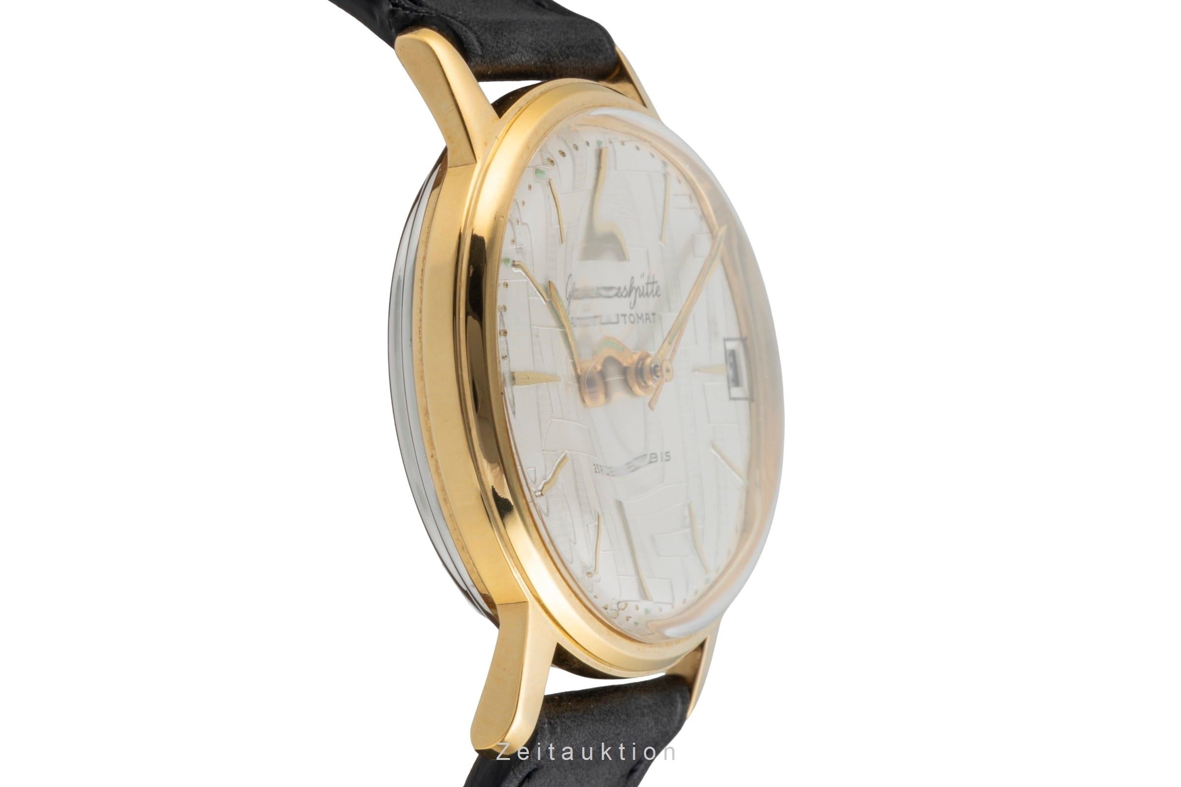 Glashütte Automat latón bañado en oro automático reloj para caballeros Vintage  [2601939]
