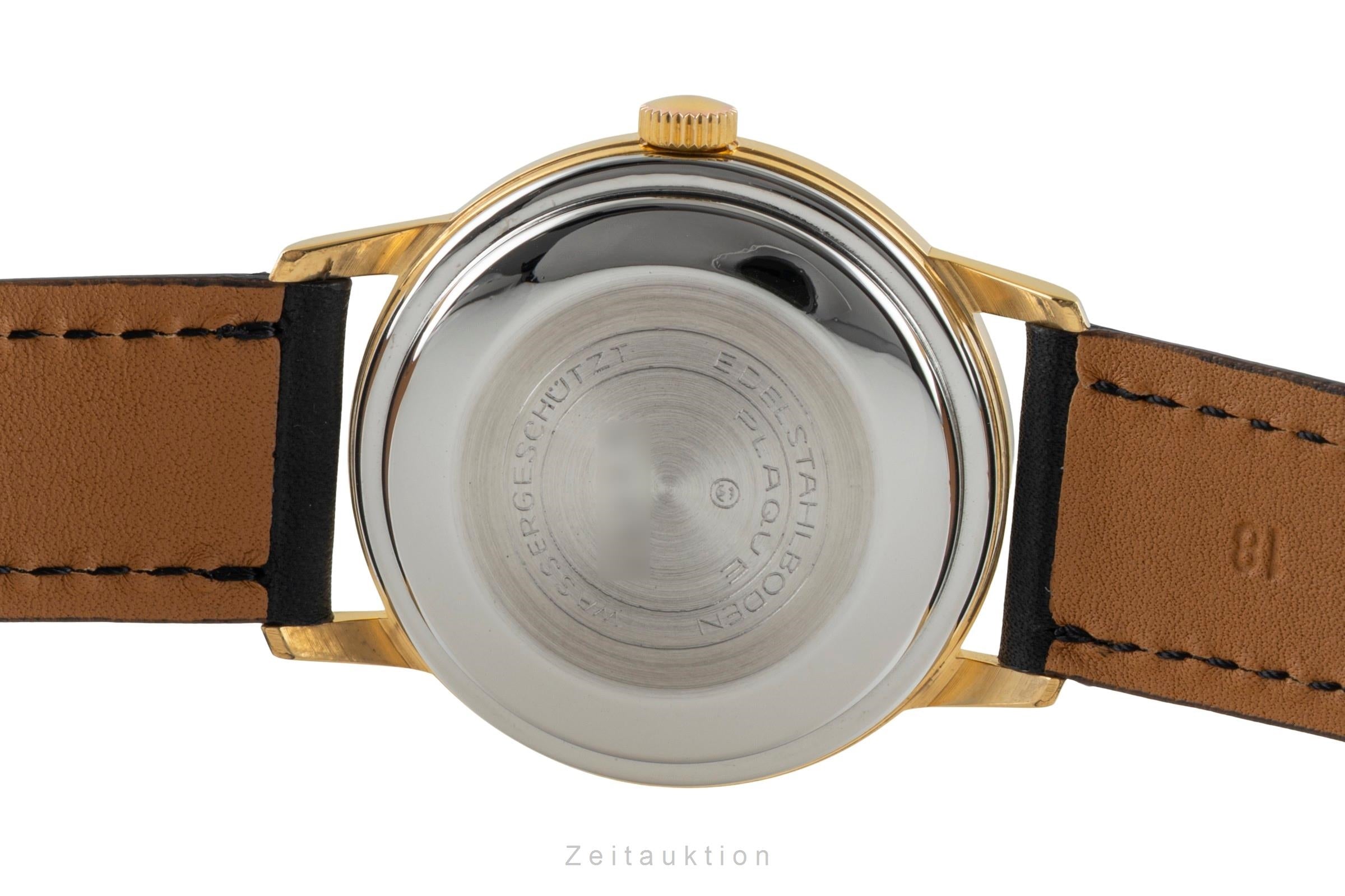 Glashütte Automat latón bañado en oro automático reloj para caballeros Vintage  [2601939]