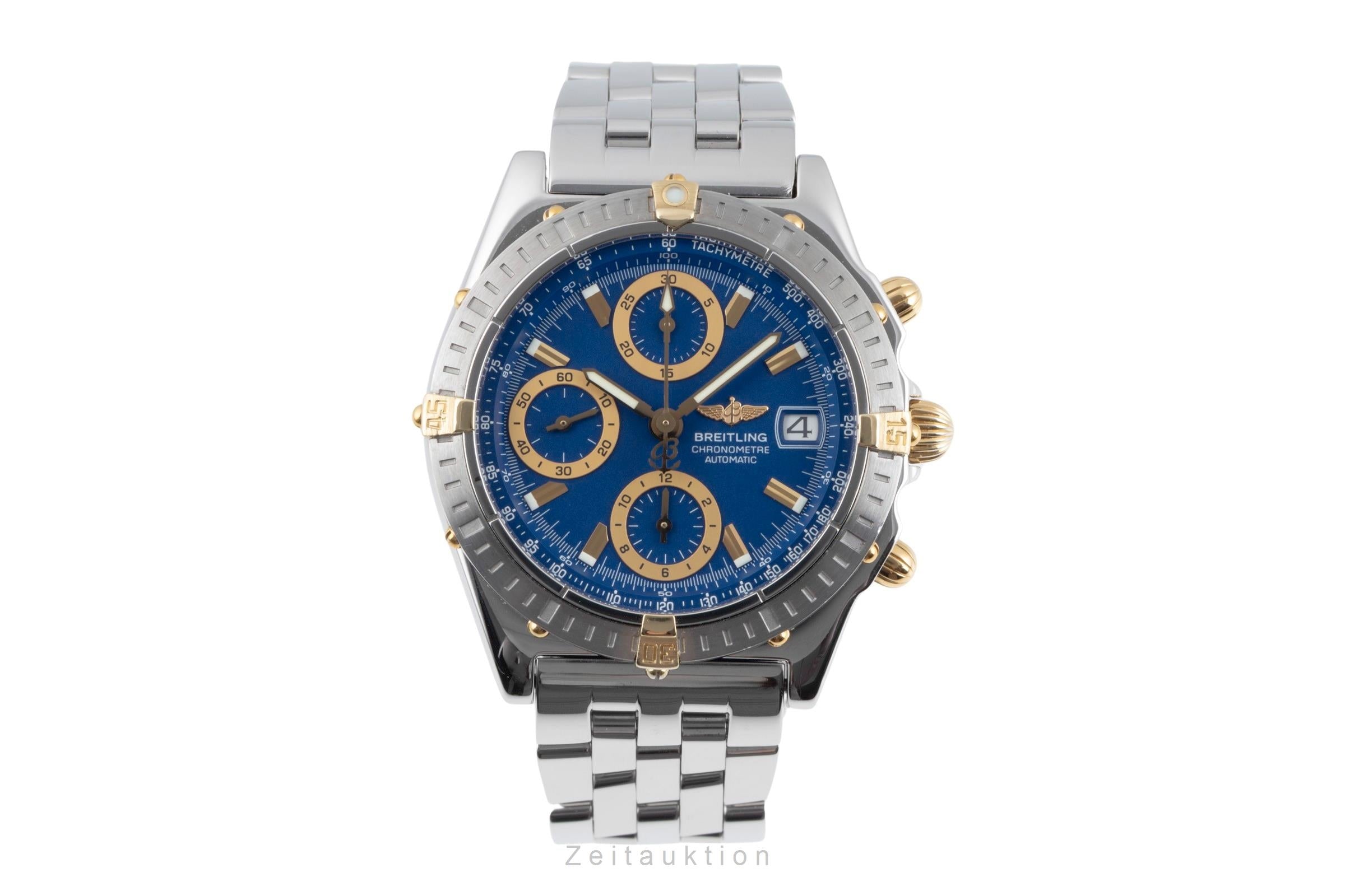 Breitling Chronomat chronograph steel / gold automatic men's watch B13352  [2601940]