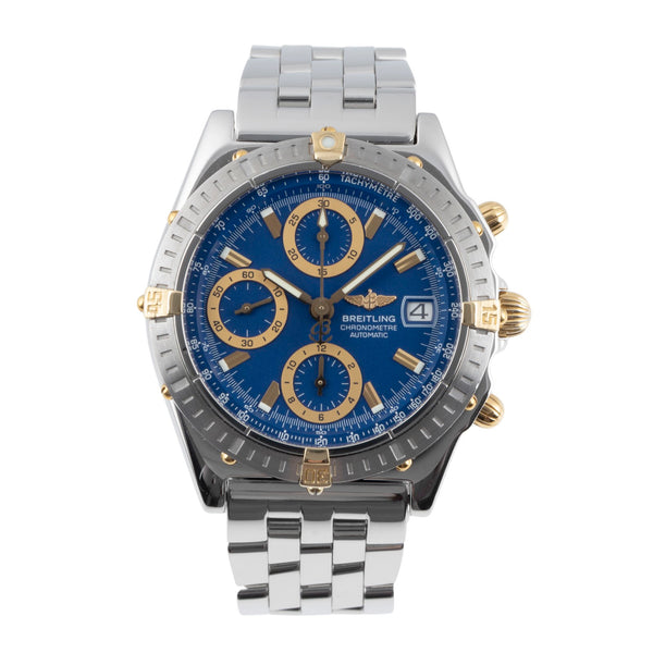 Breitling Chronomat chronograph steel / gold automatic men's watch B13352  [2601940]