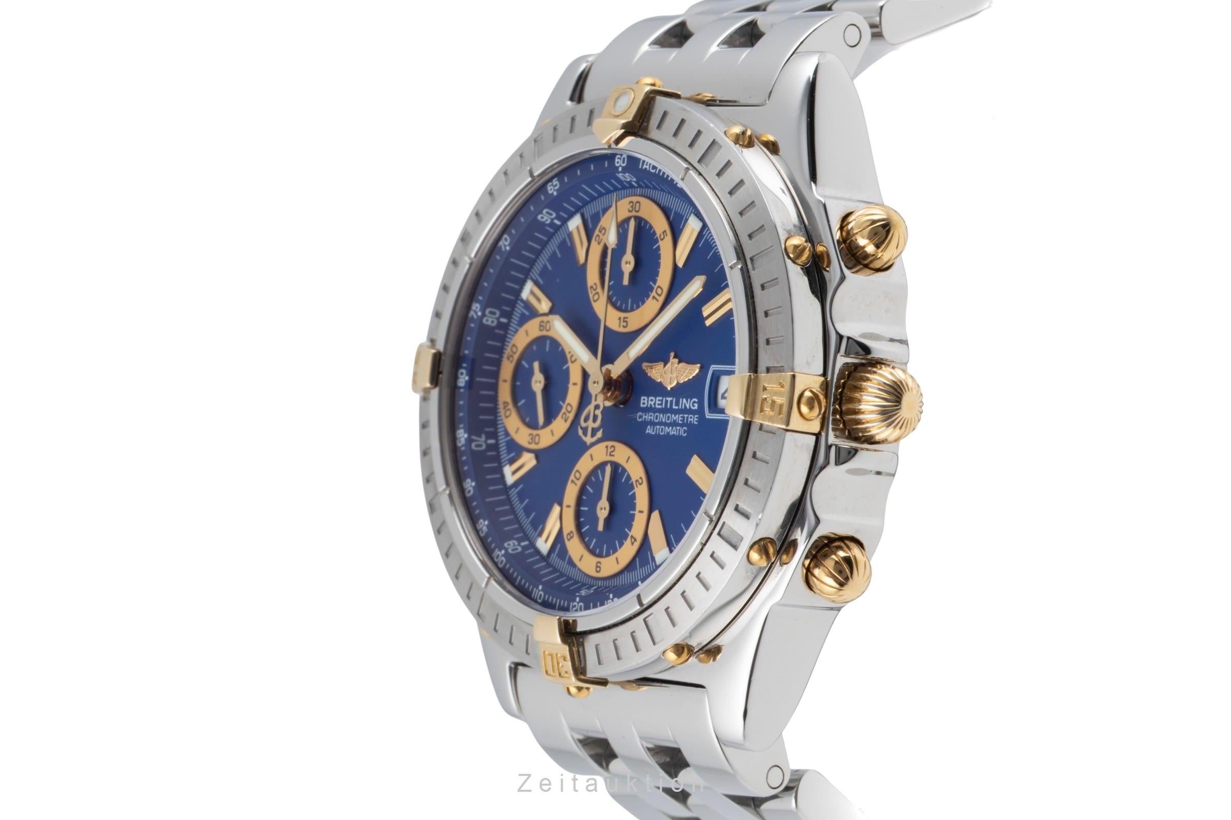 Breitling Chronomat chronograph steel / gold automatic men's watch B13352  [2601940]