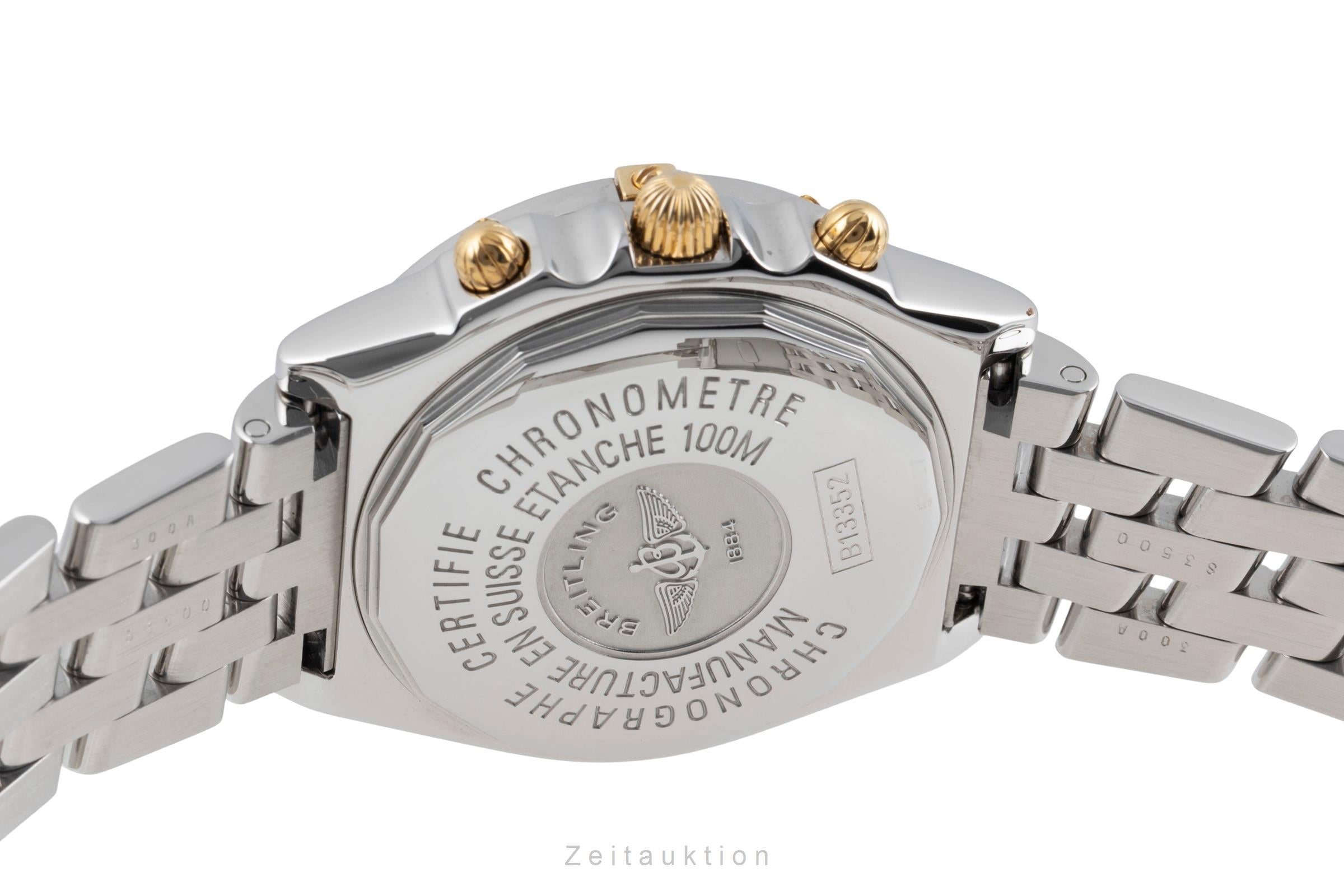 Breitling Chronomat chronograph steel / gold automatic men's watch B13352  [2601940]