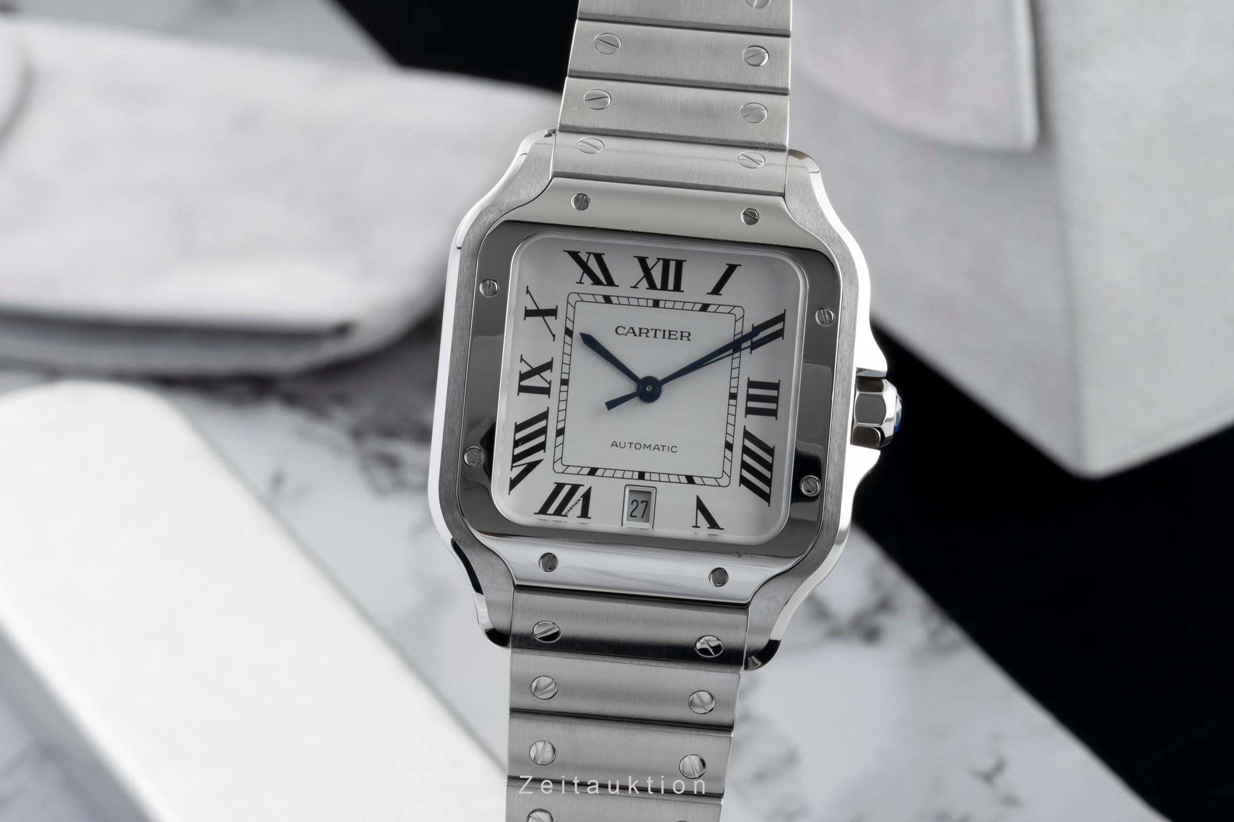 Cartier Santos De Cartier Stahl Automatik Ref. WSSA0018  NP: 8850,- € [2601942]