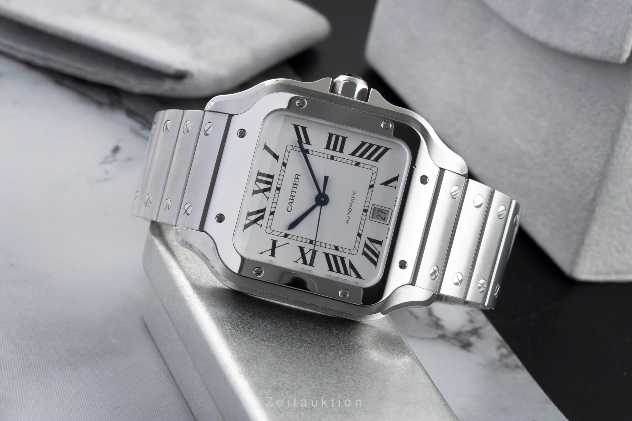 Cartier Santos De Cartier Stahl Automatik Ref. WSSA0018  NP: 8850,- € [2601942]