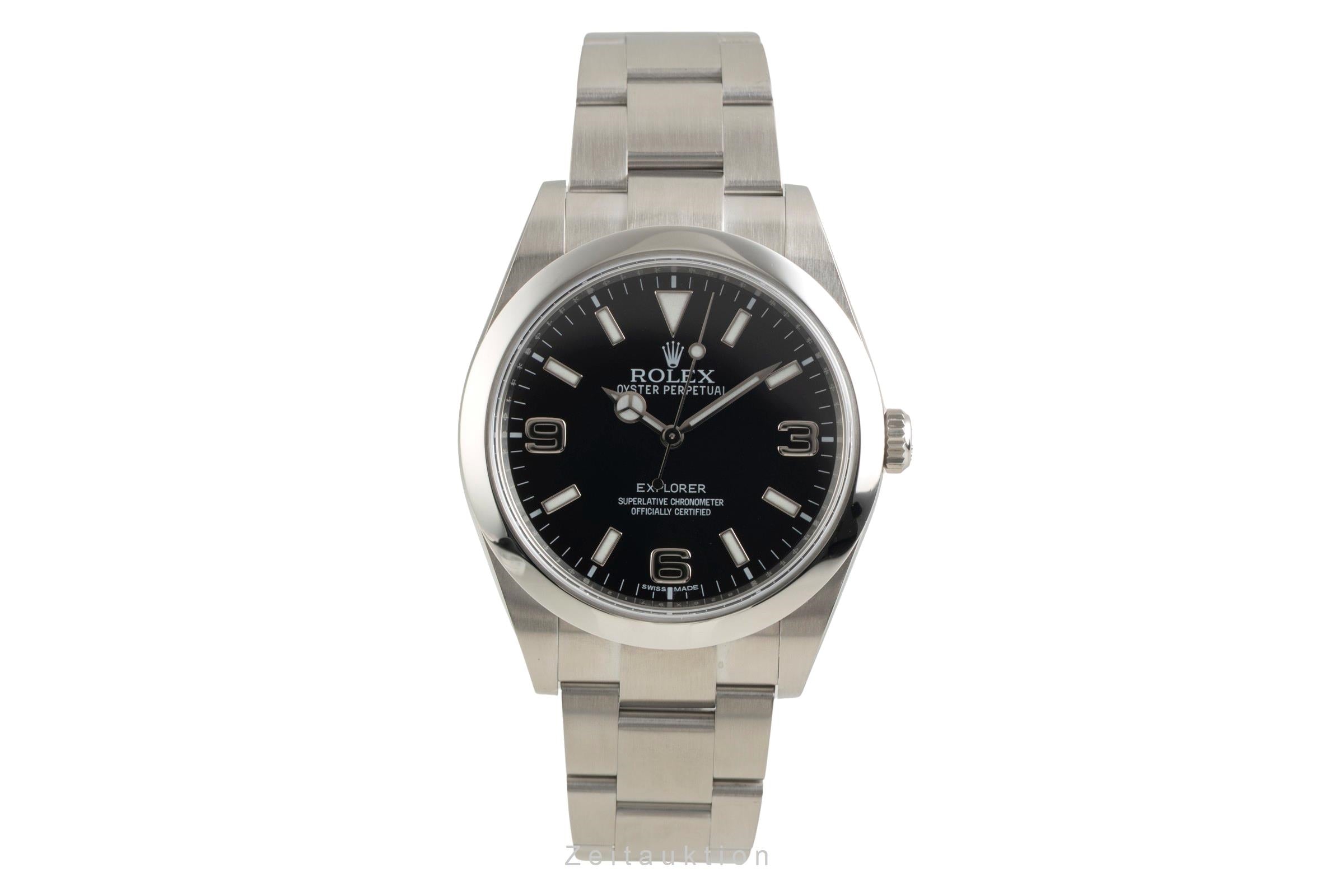 Rolex Explorer steel automatic men's watch 214270  [2601943]