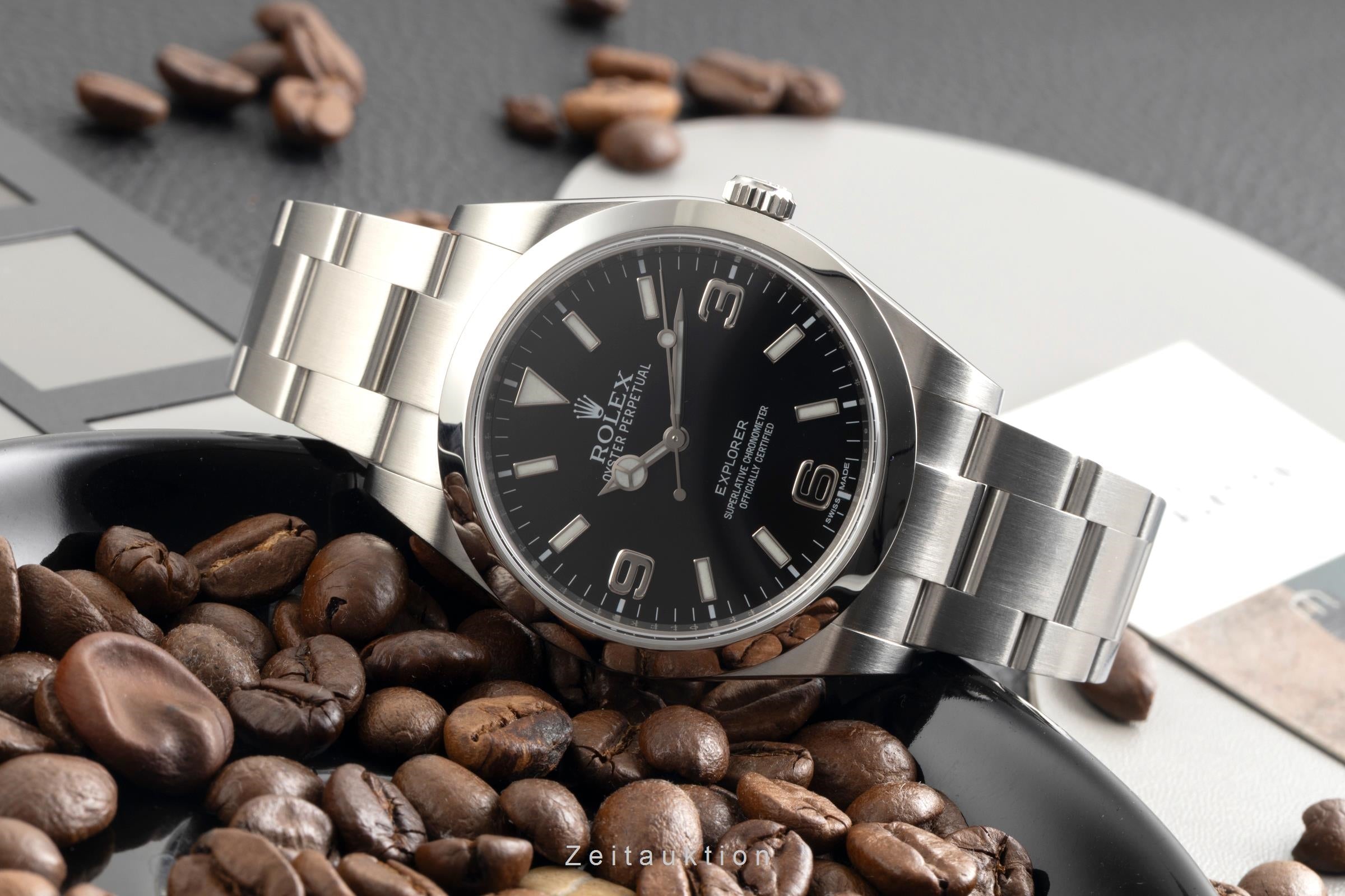 Rolex Explorer steel automatic men's watch 214270  [2601943]