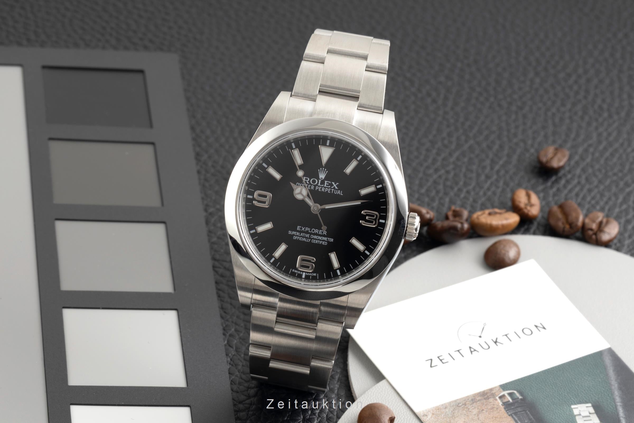 Rolex Explorer steel automatic men's watch 214270  [2601943]
