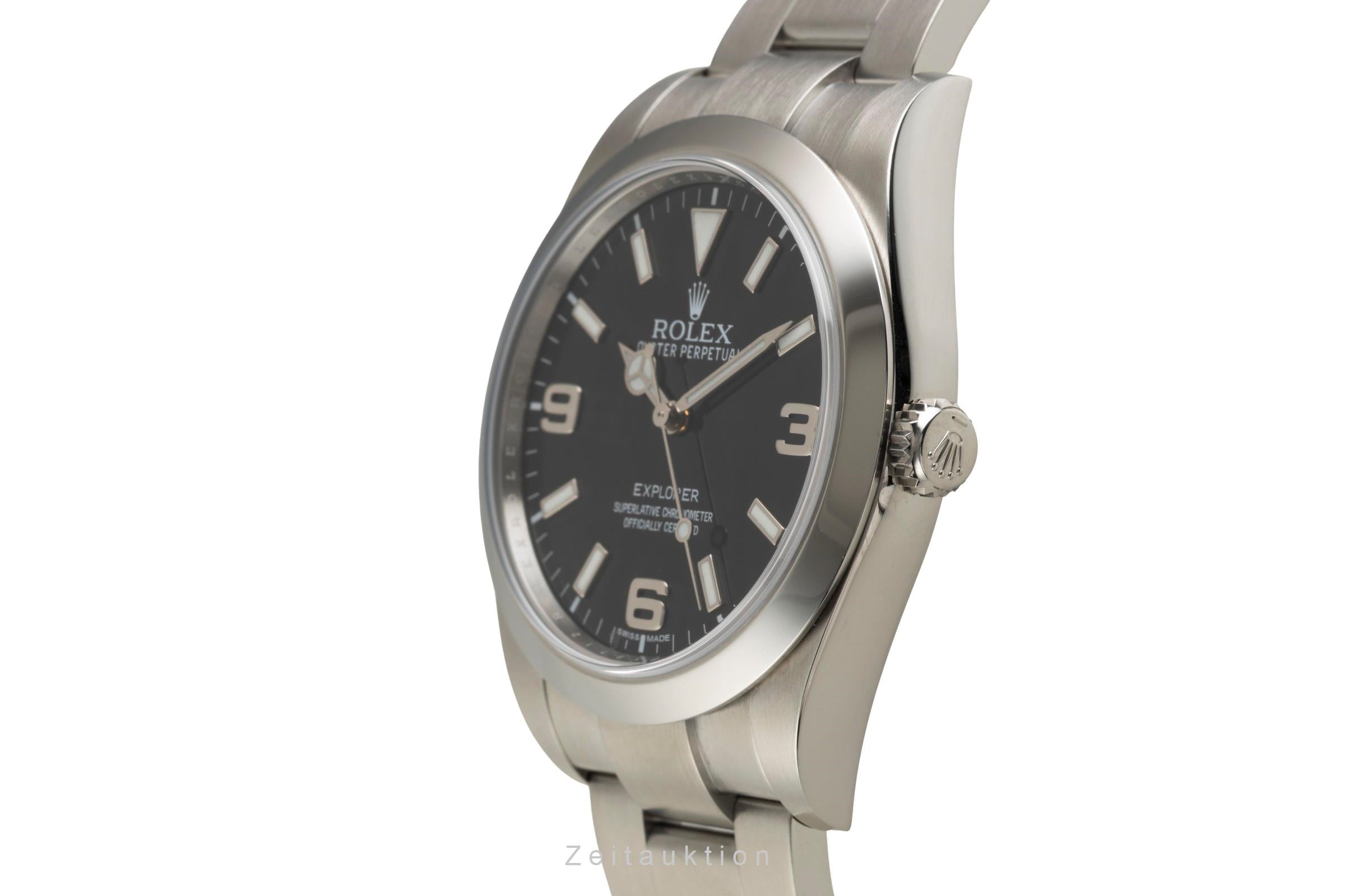 Rolex Explorer steel automatic men's watch 214270  [2601943]