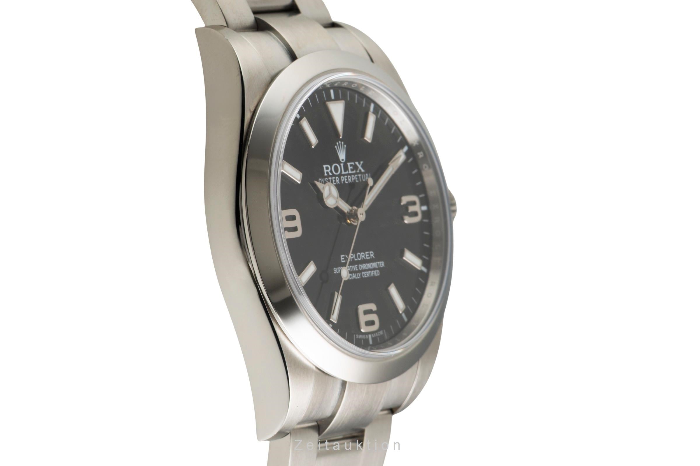 Rolex Explorer steel automatic men's watch 214270  [2601943]