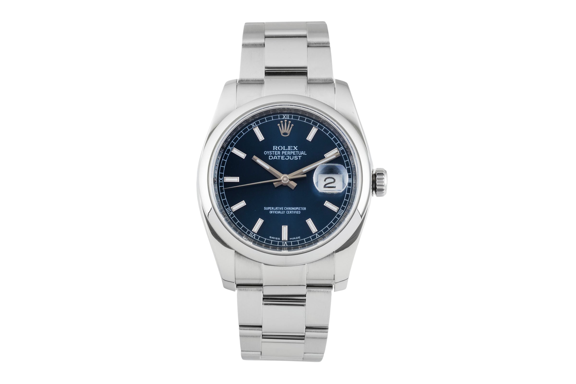 Rolex Datejust steel automatic men's watch 116200  [2601946]