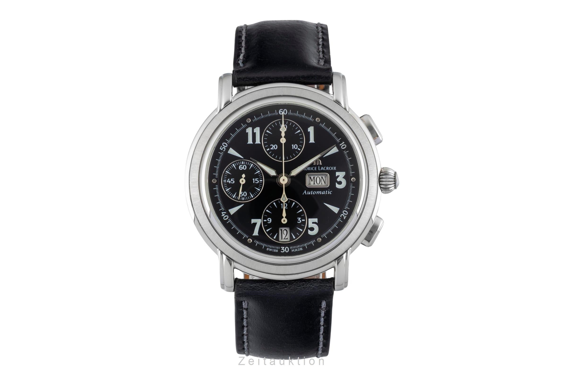 Maurice Lacroix Croneo chronograph steel automatic Kal. ML 67 Ref