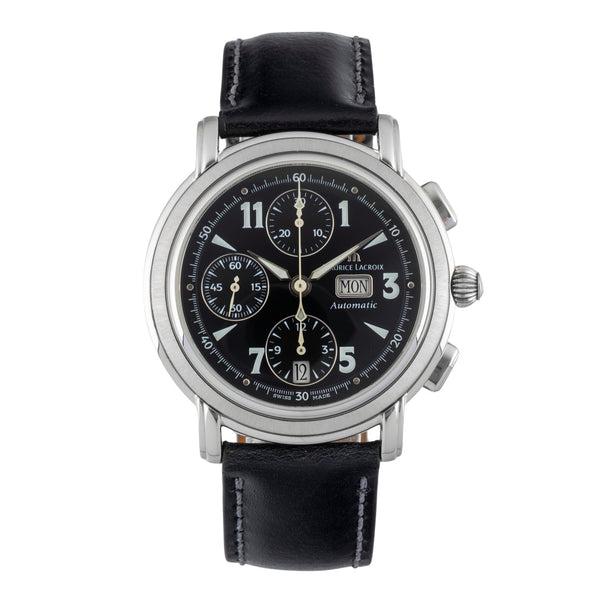 Maurice Lacroix Croneo Chronograph Stahl Automatik Herrenuhr Ref. 67839 Box  [2601948]