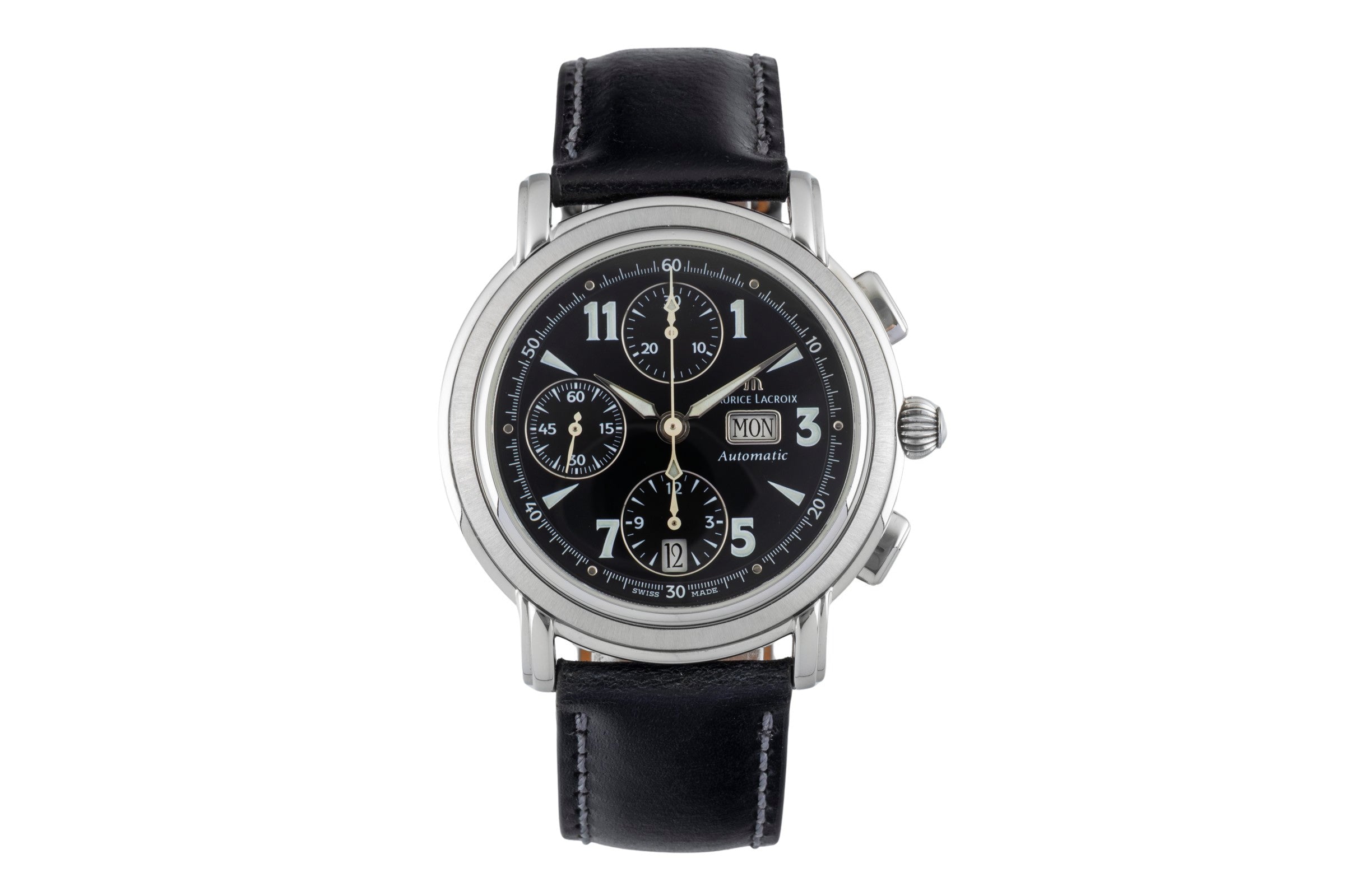 Maurice Lacroix Croneo Chronograph Stahl Automatik Herrenuhr Ref. 67839 Box  [2601948]